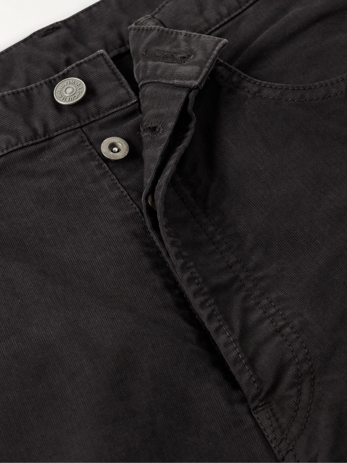Visvim Fluxus 01 Slim-fit Straight-leg Garment-dyed Cotton Visvim Fluxus 01 Slim-fit Straight-leg Garment-dyed Cotton