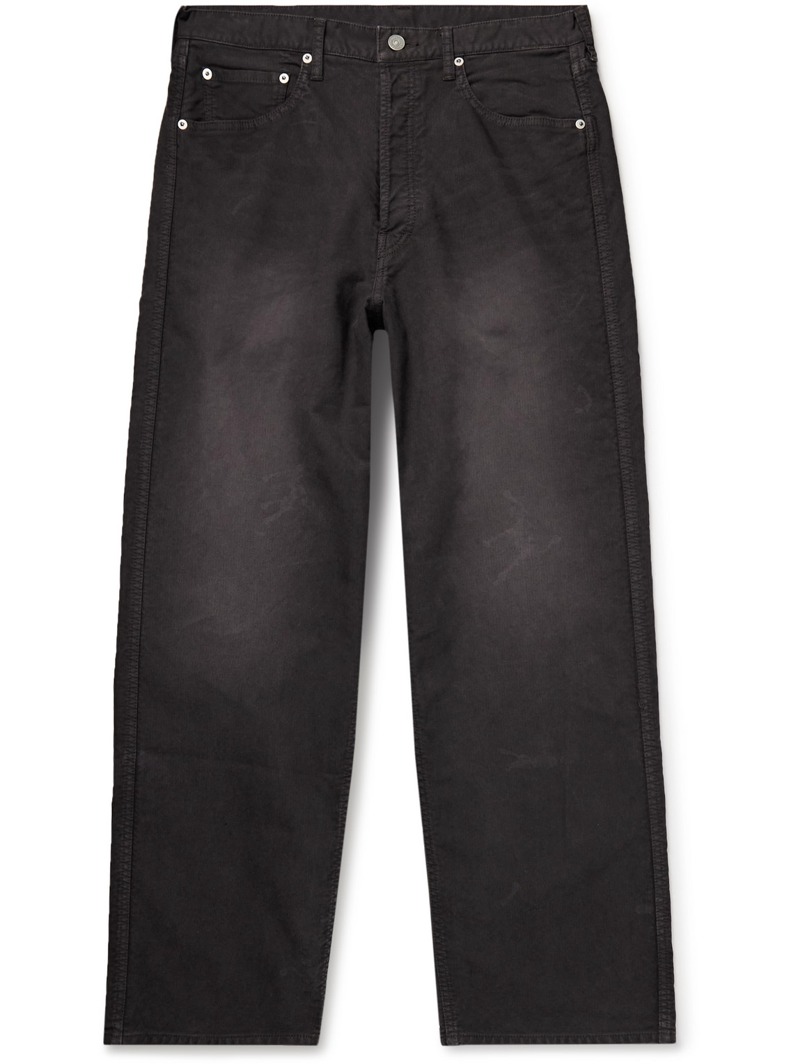 Fluxus 01 Slim-Fit Straight-Leg Garment-Dyed Cotton Trousers