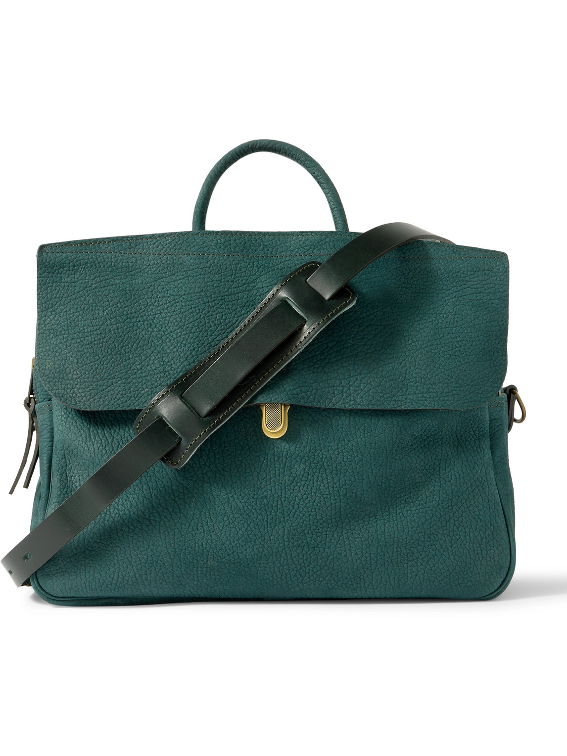 Zeppo Full-Grain Nubuck Briefcase
