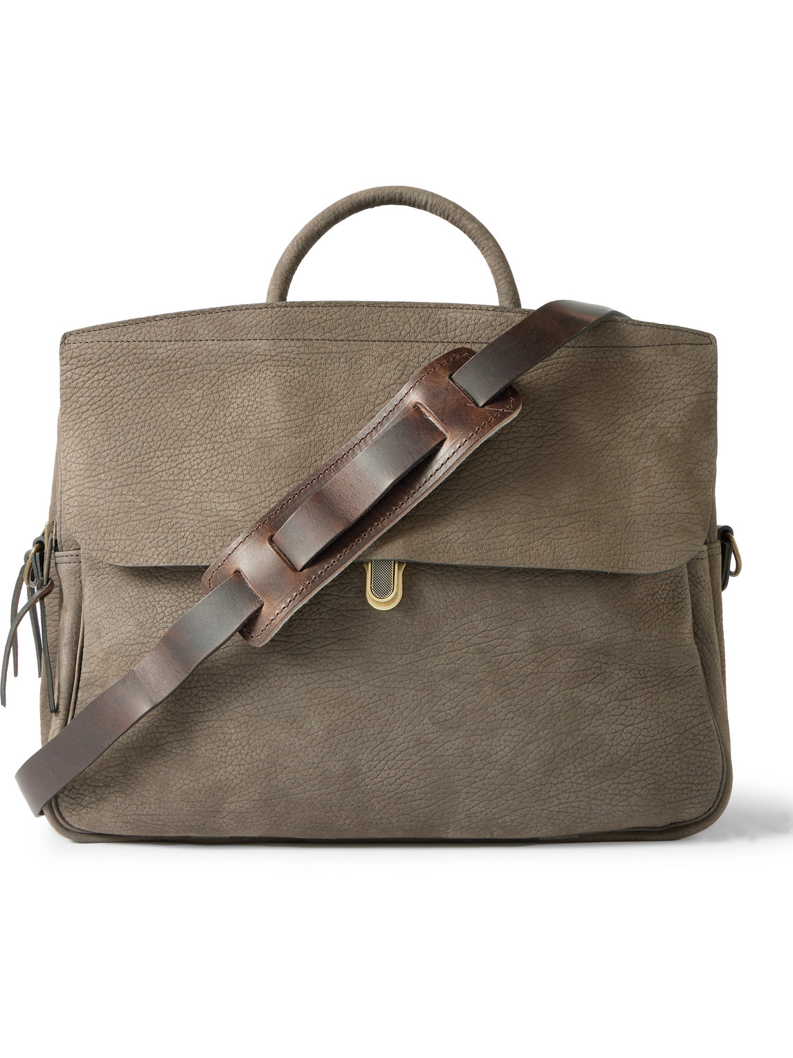 Zeppo Full-Grain Nubuck Briefcase