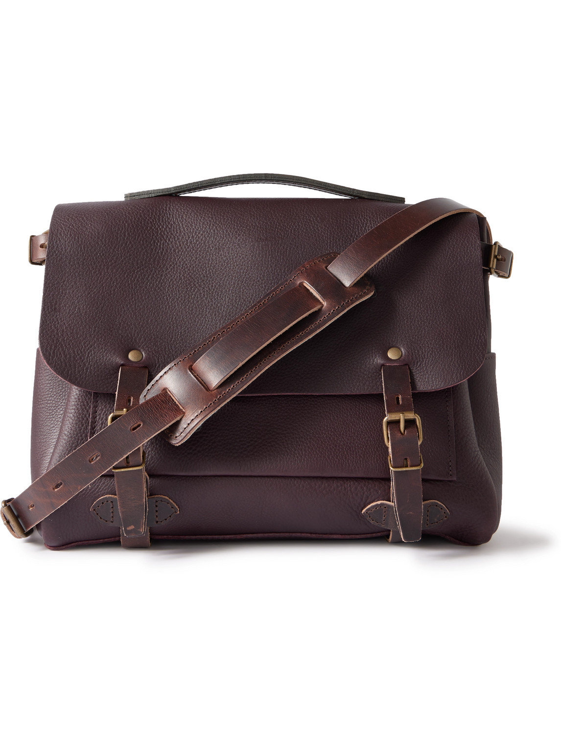 Eclair Full-Grain Leather Messenger Bag