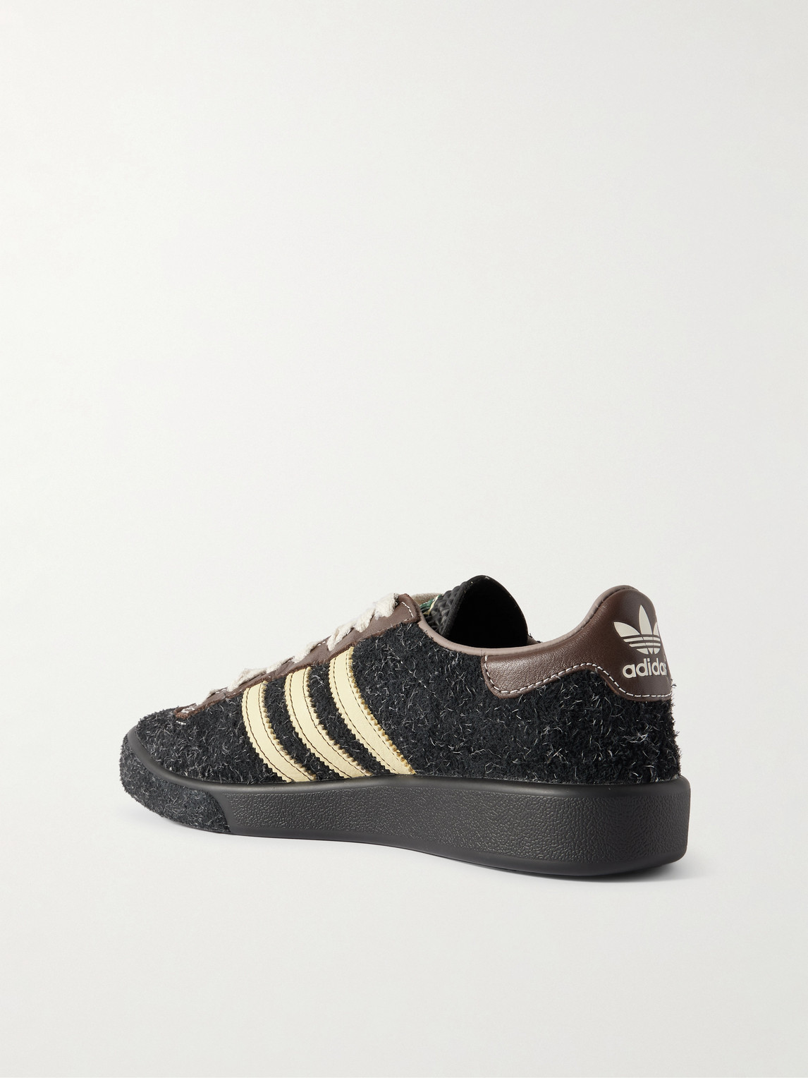 Adidas Originals Brain Dead Forest Hills Leather-trimmed Textured-suede Sneakers In Green