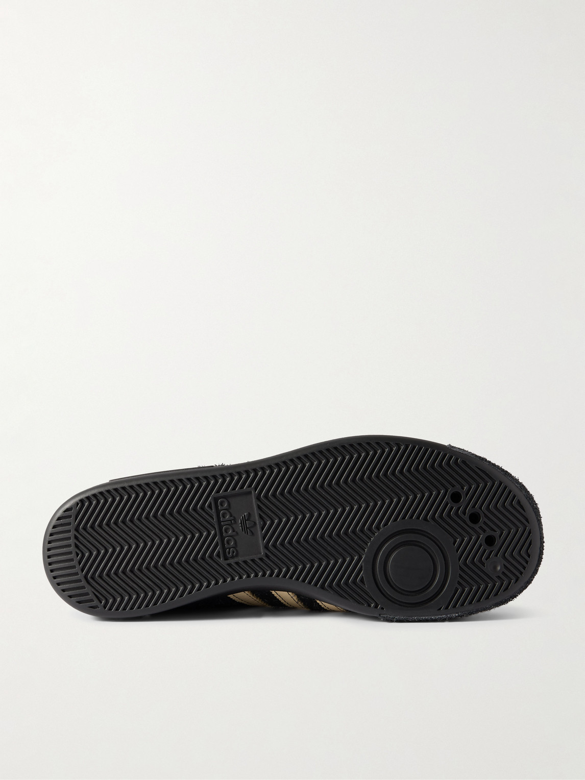 Adidas Originals Brain Dead Forest Hills Leather-trimmed Textured-suede Sneakers In Green