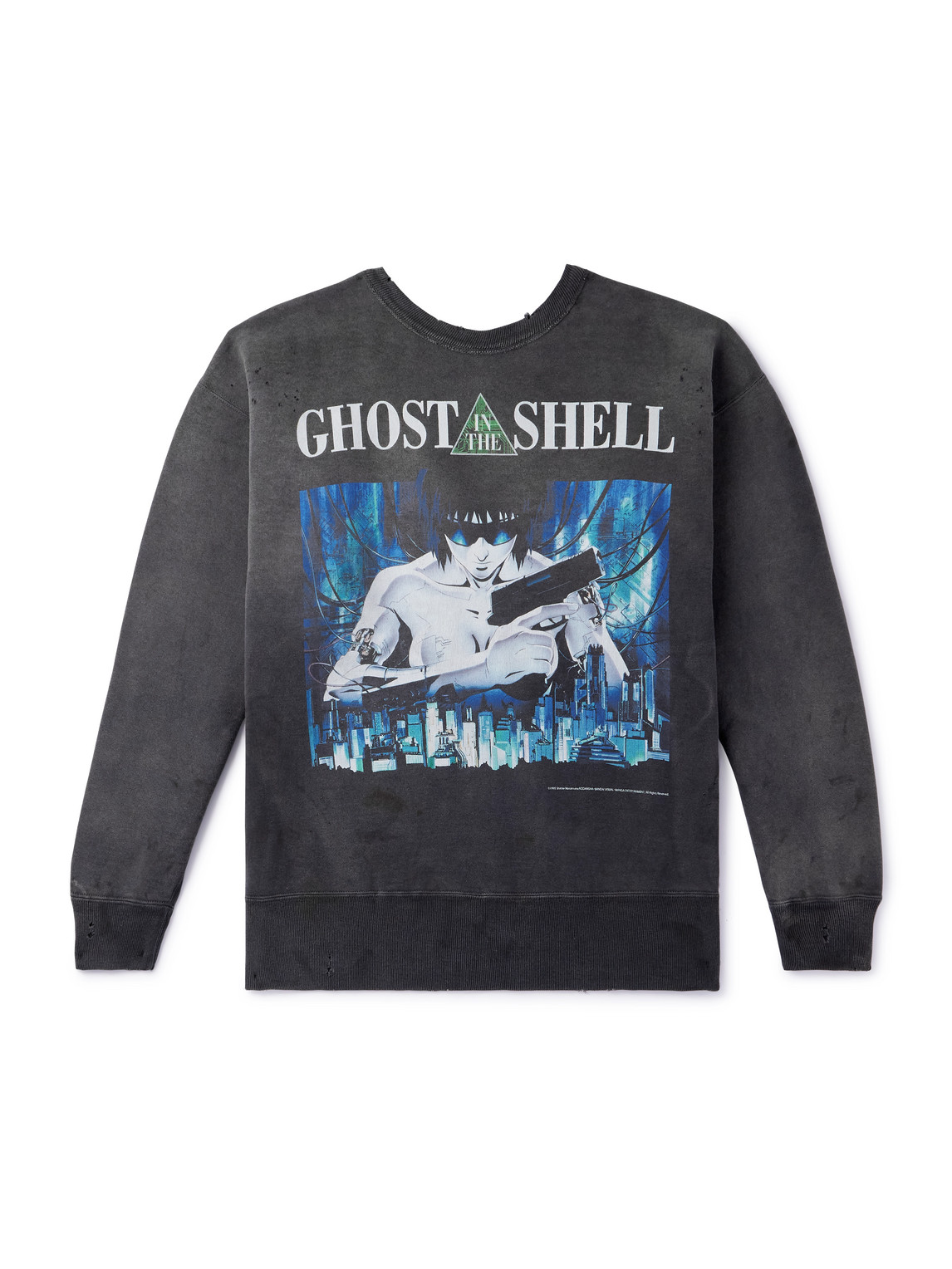 Ghost in the Shell Printed Cotton-Jersey Sweatshirt