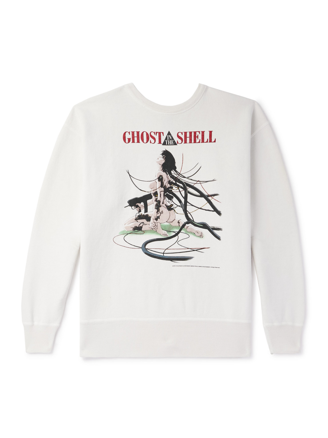 Ghost in the Shell Printed Cotton-Jersey Sweatshirt