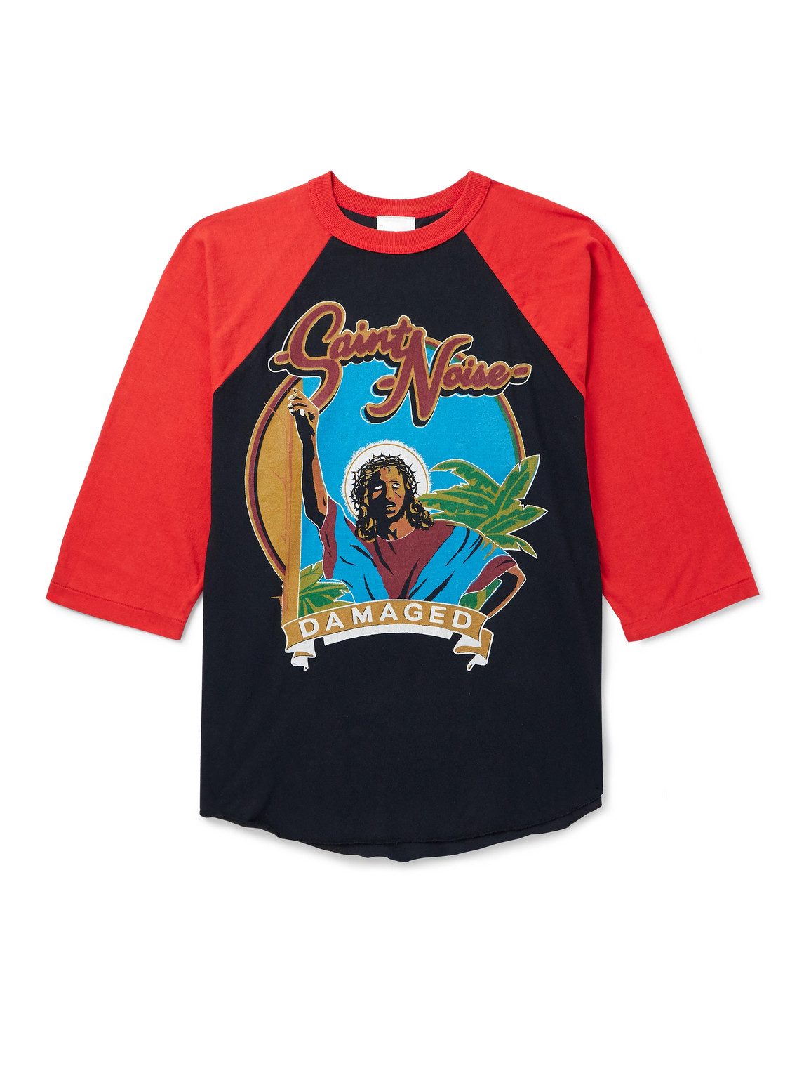 LASTMAN Oversized Printed Cotton-Jersey T-Shirt