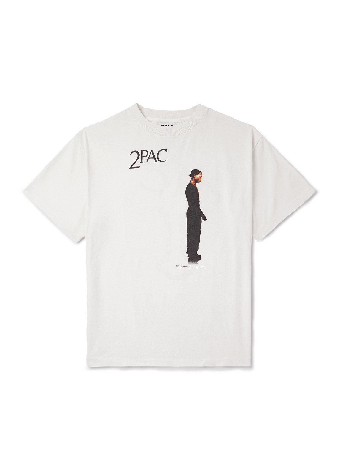 2Pac Printed Cotton-Jersey T-Shirt