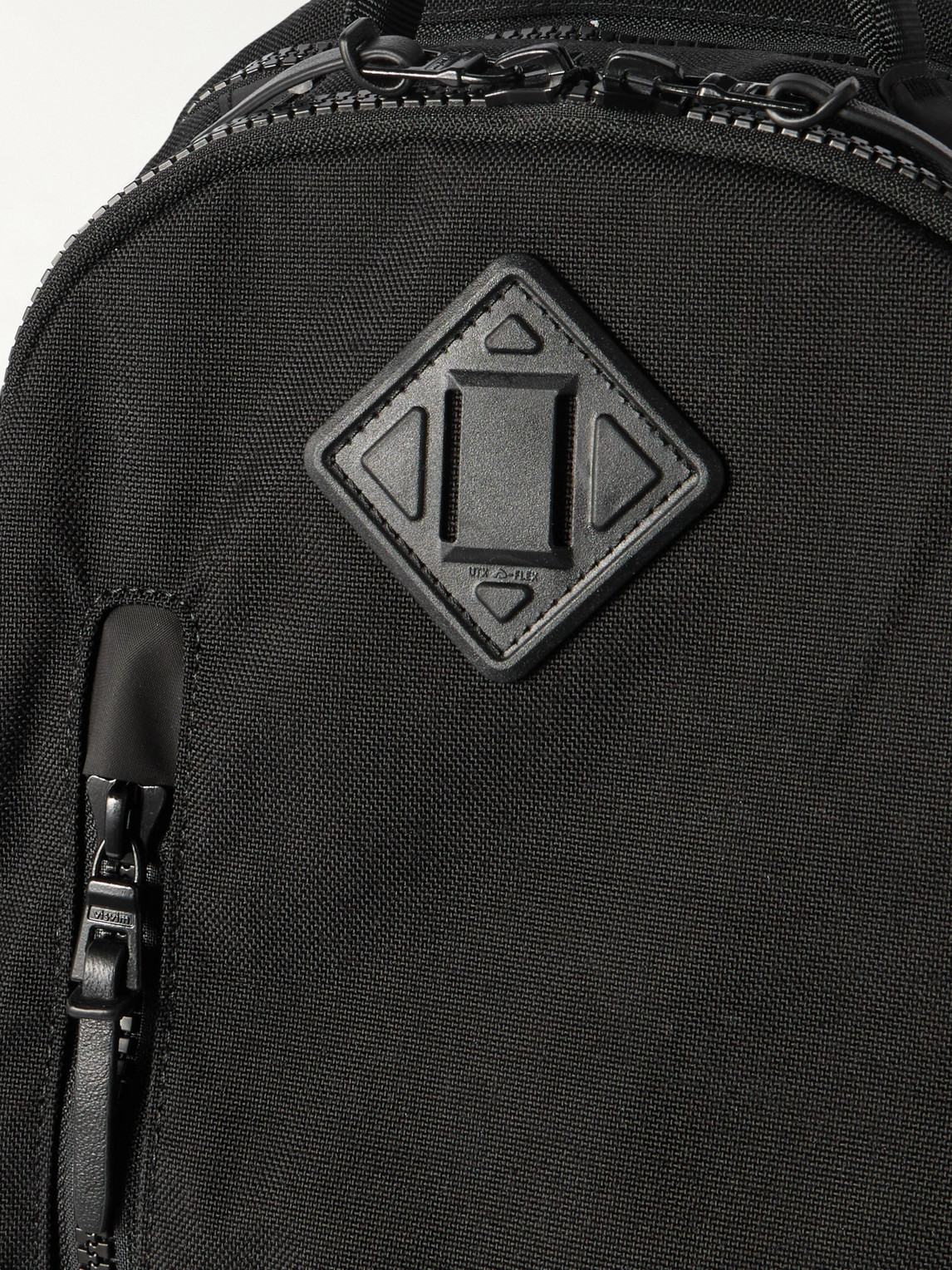 Shop Visvim 20l Leather-trimmed Cordura® Backpack In Black