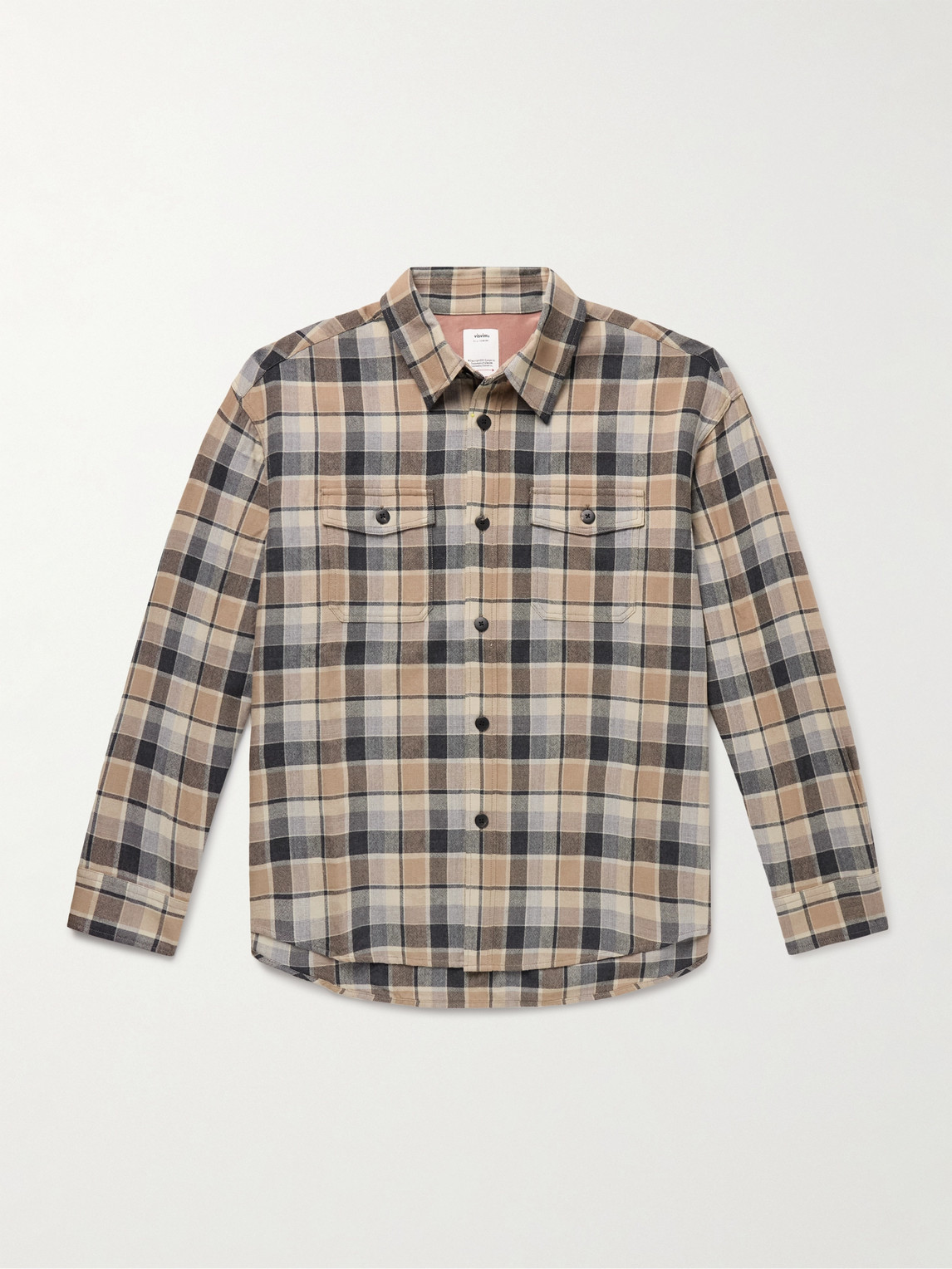 Visvim Checked Wool and Linen-Blend Shirt - Men