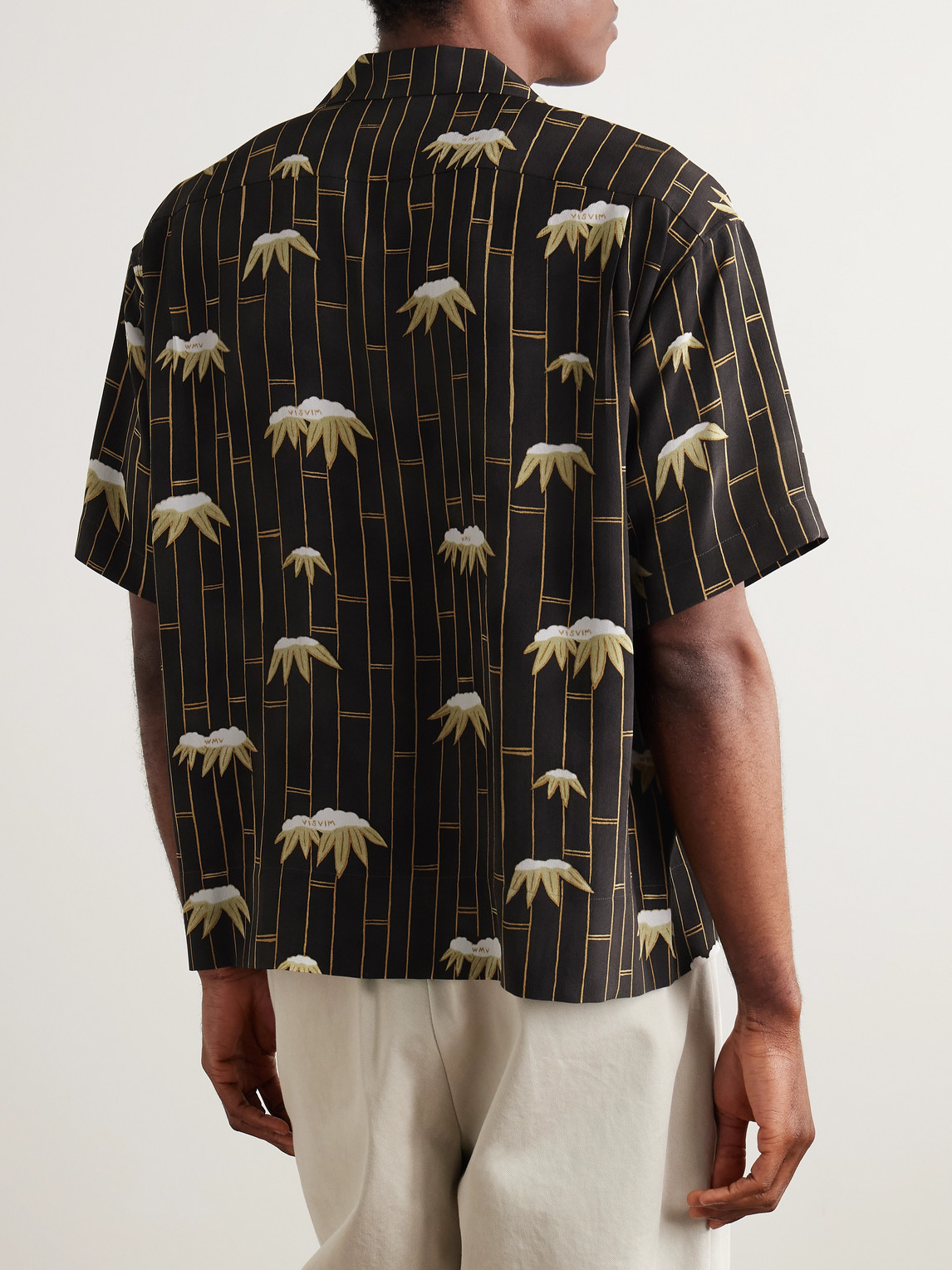 Visvim Copa Camp-collar Printed Silk Shirt In Multi