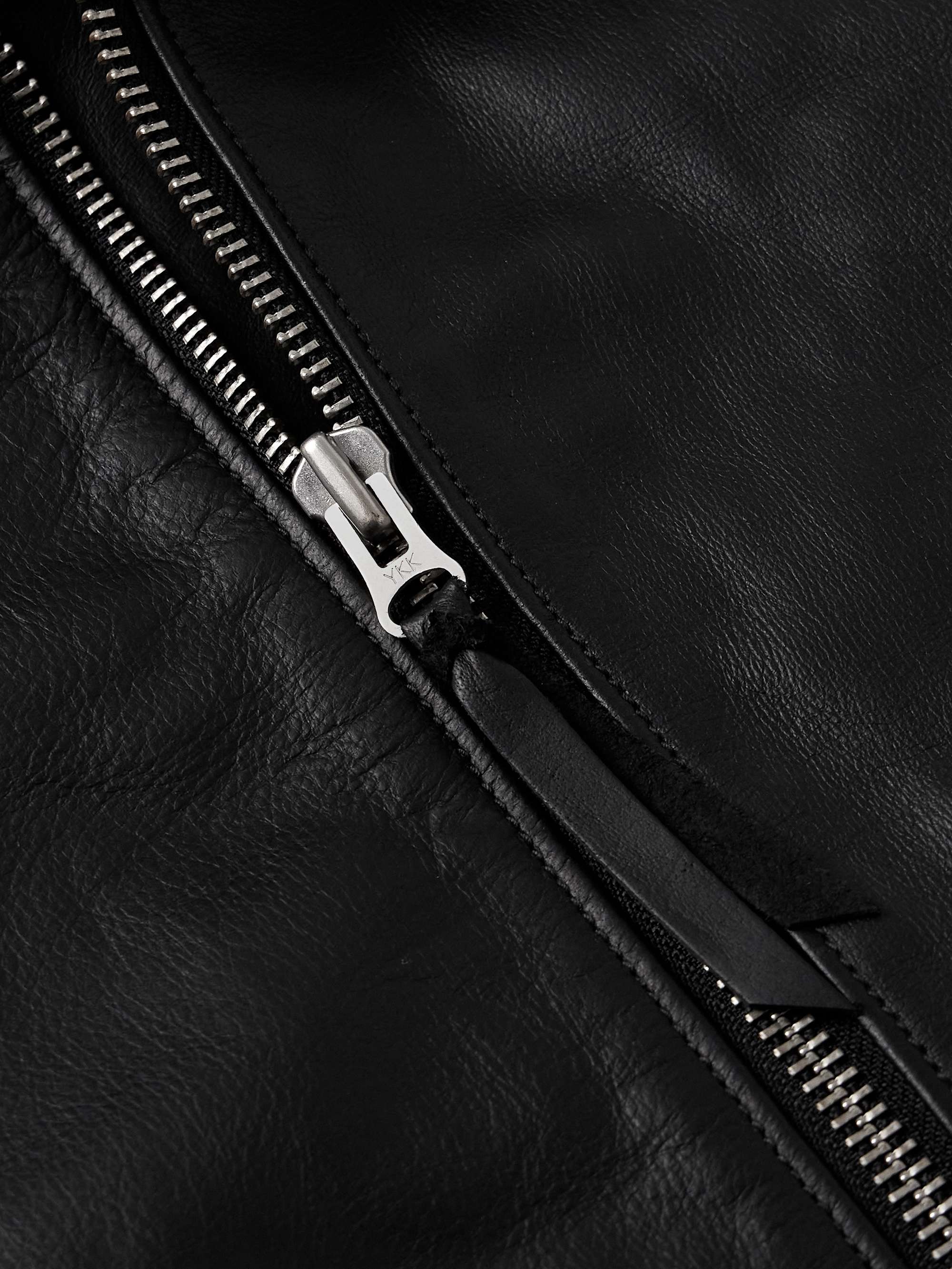 NUDIE JEANS Eddy Rider Leather Jacket for Men | MR PORTER NUDIE JEANS Eddy Rider Leather Jacket for Men | MR PORTER