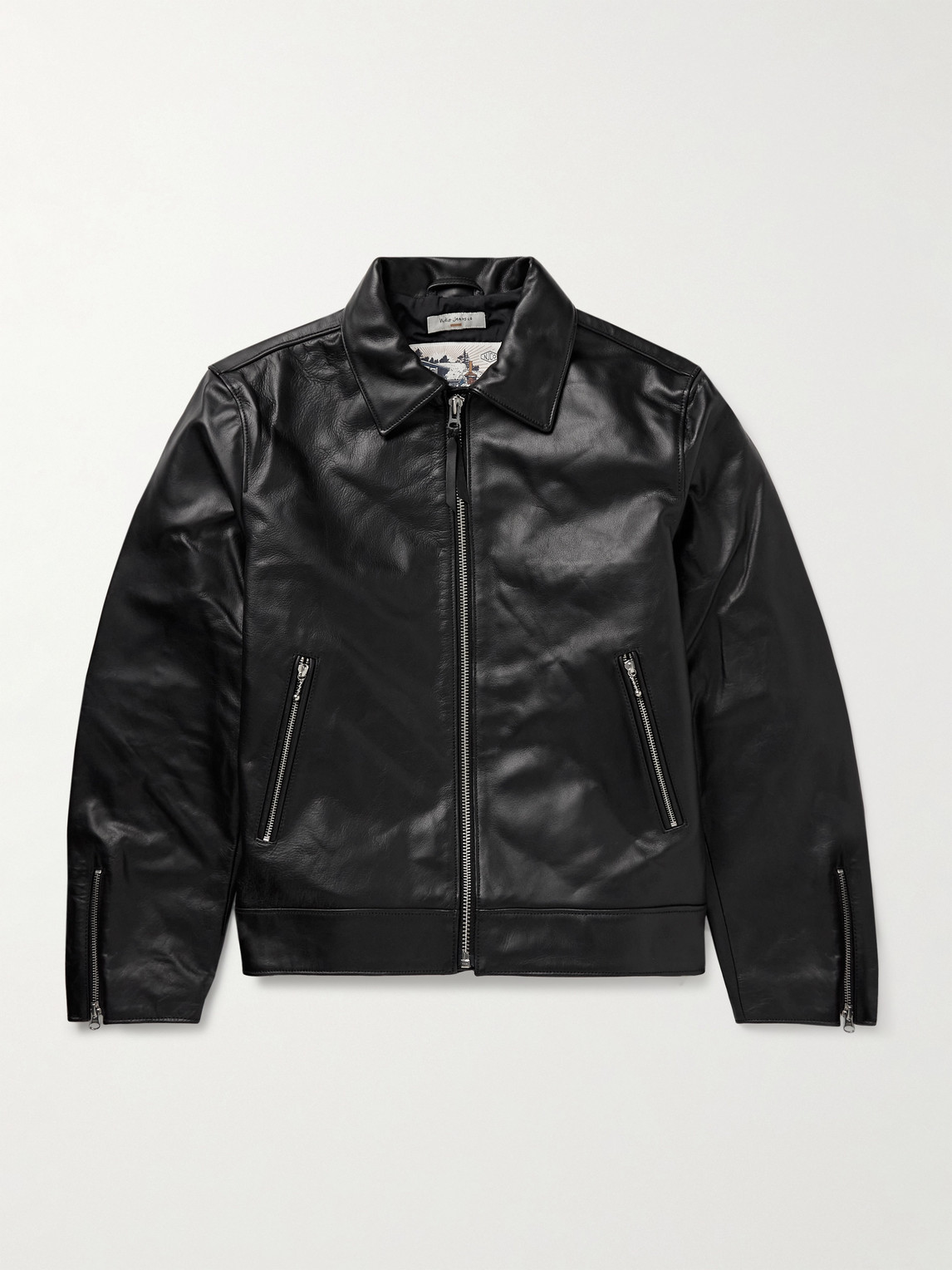 Nudie Jeans Eddy Rider Leather Jacket - Men