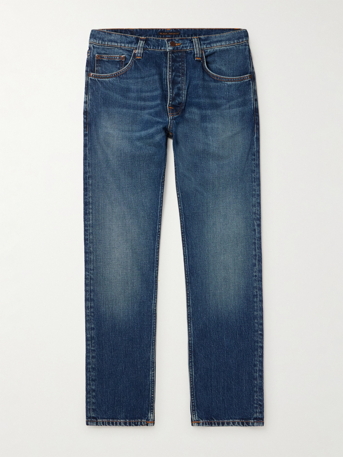 Nudie Jeans Solid Ollie Slim-Fit Straight-Leg Jeans - Men