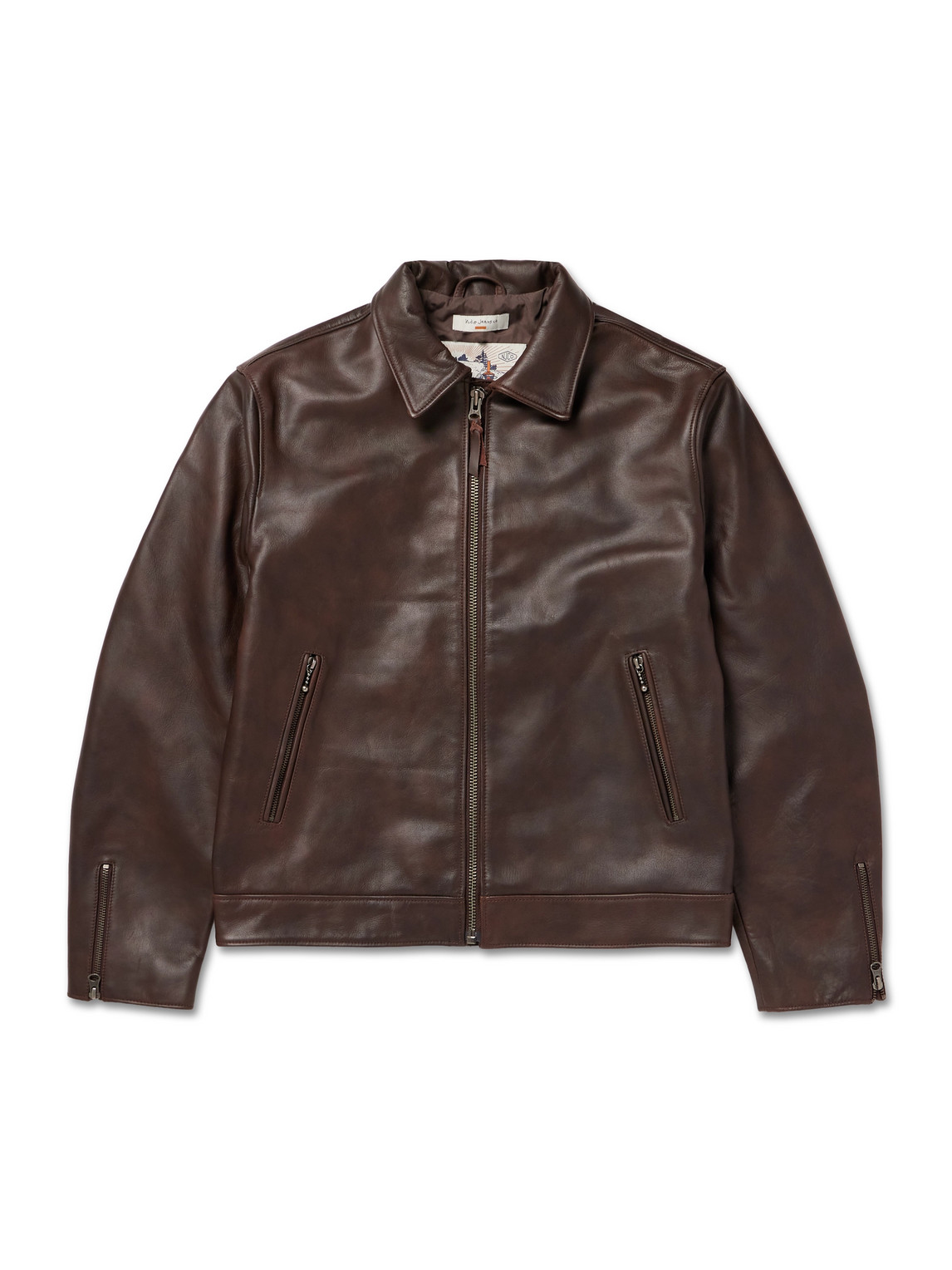 Nudie Jeans - Eddy Rider Leather Jacket - Curated Menswear