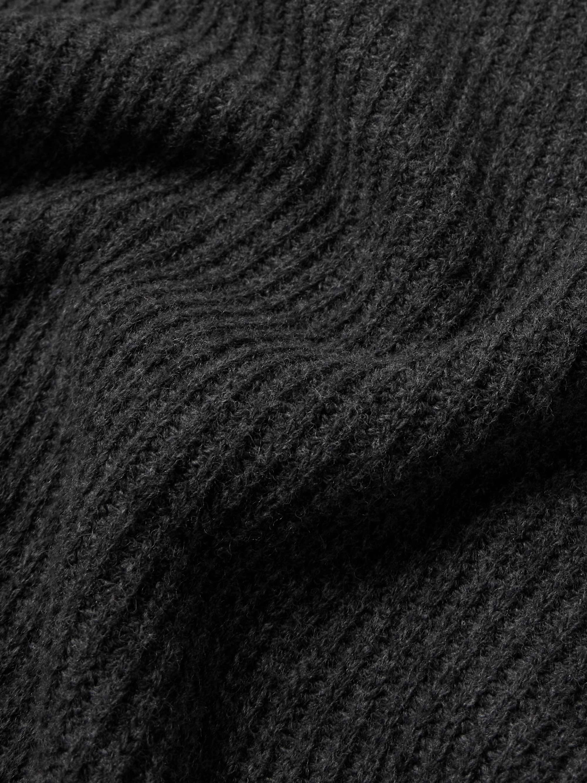 NUDIE JEANS August Ribbed Wool Sweater