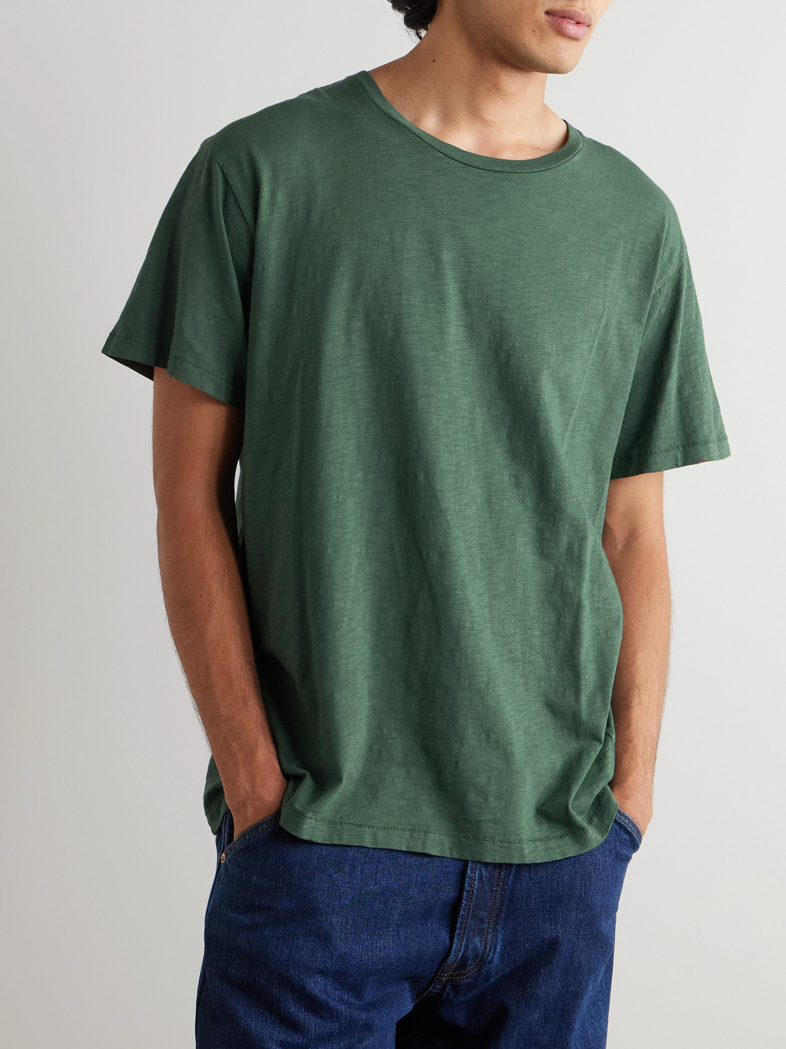 NUDIE JEANS ROFFE COTTON-JERSEY T-SHIRT