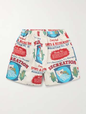 Zig-Zag Hem Shorts - Mint – BODE