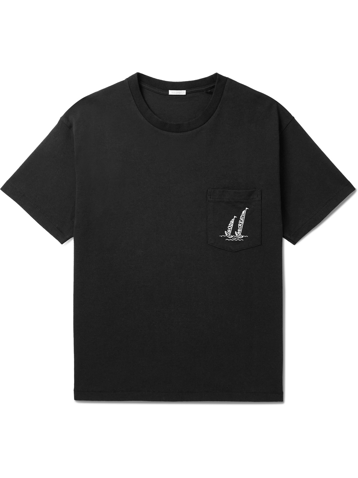 Logo-Embroidered Cotton-Jersey T-Shirt