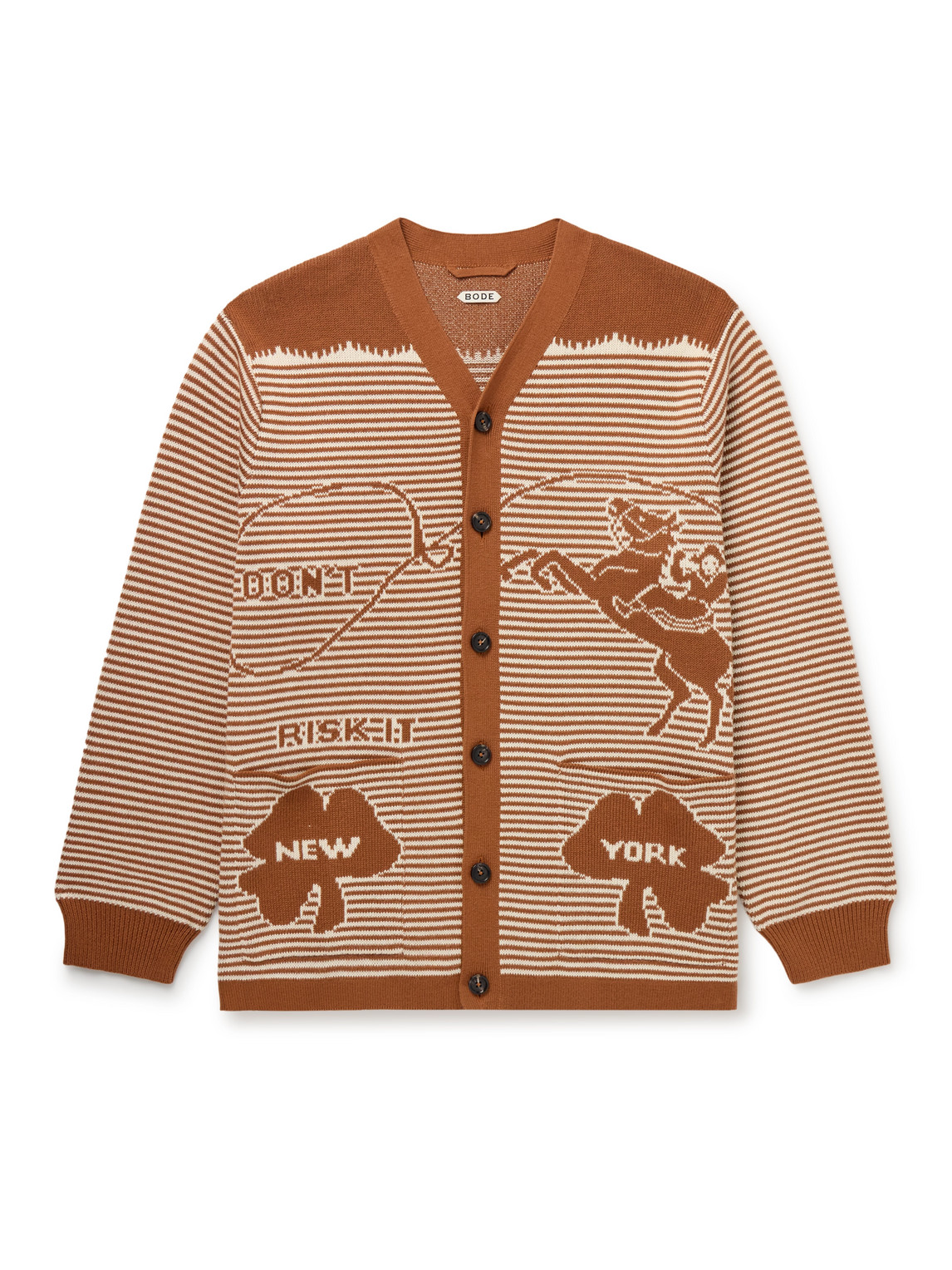 Buckaroo Cotton-Jacquard Cardigan