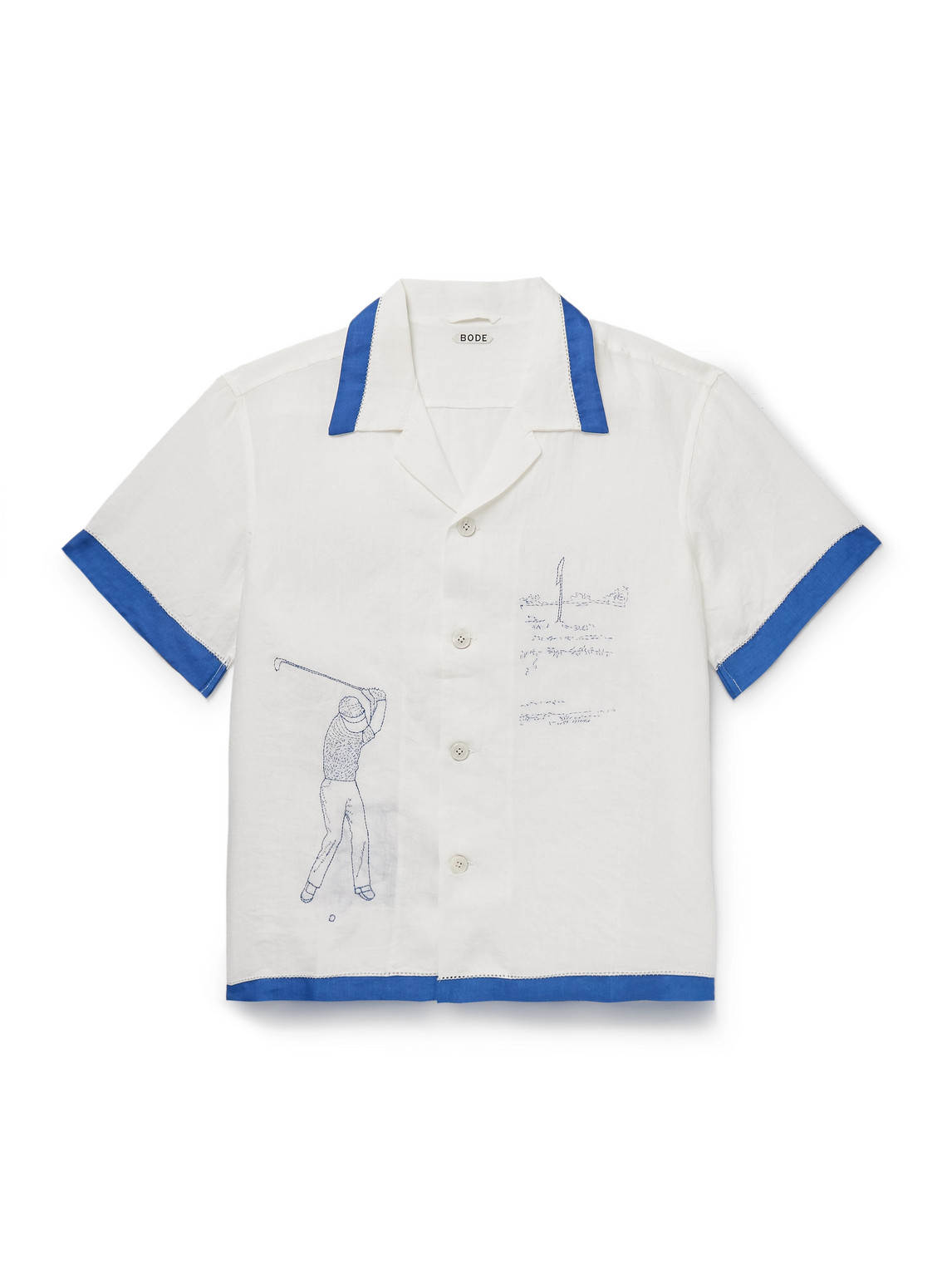 Bode Club Champion Shirt In White