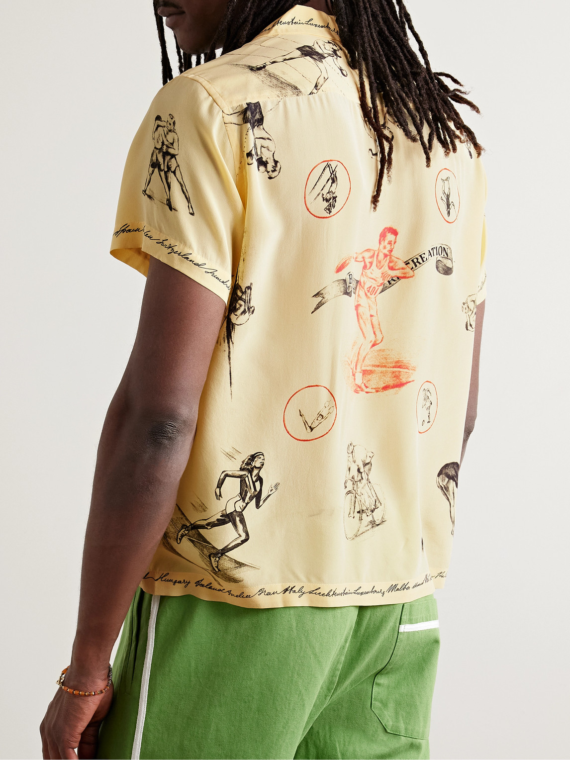 Bode Games Shirt In Yellow