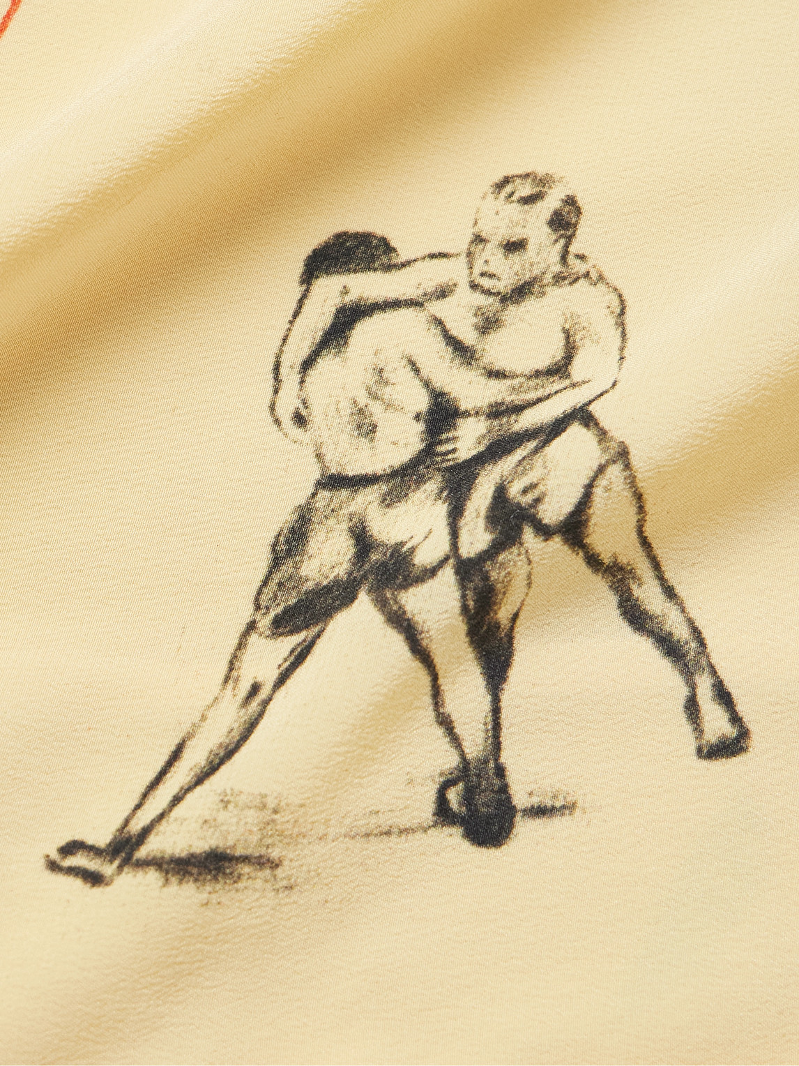 Bode Games Shirt In Yellow