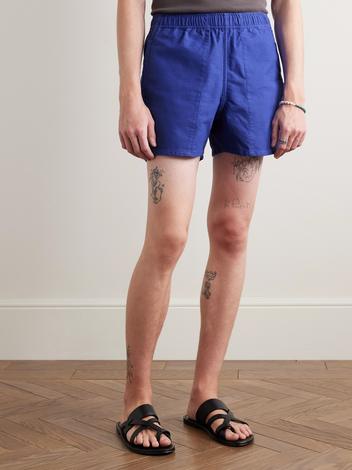 Bode Field Shorts In Blue
