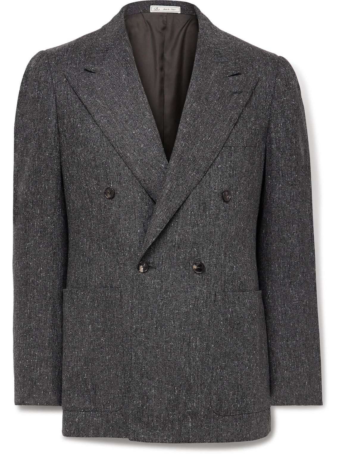 Double-Breasted Wool and Cashmere-Blend Blazer
