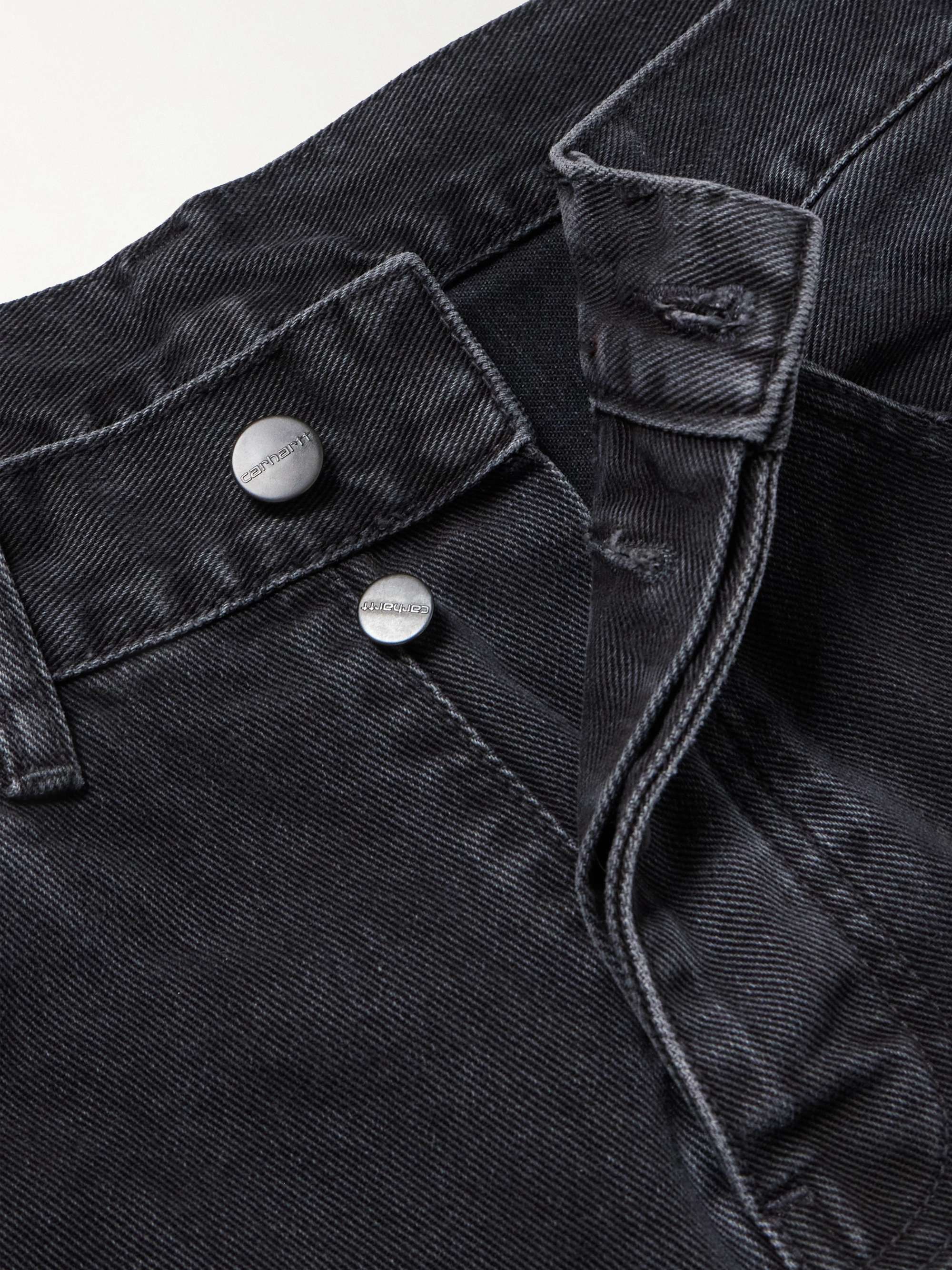 CARHARTT WIP 뉴얼 테이퍼드 로고 아플리케 진