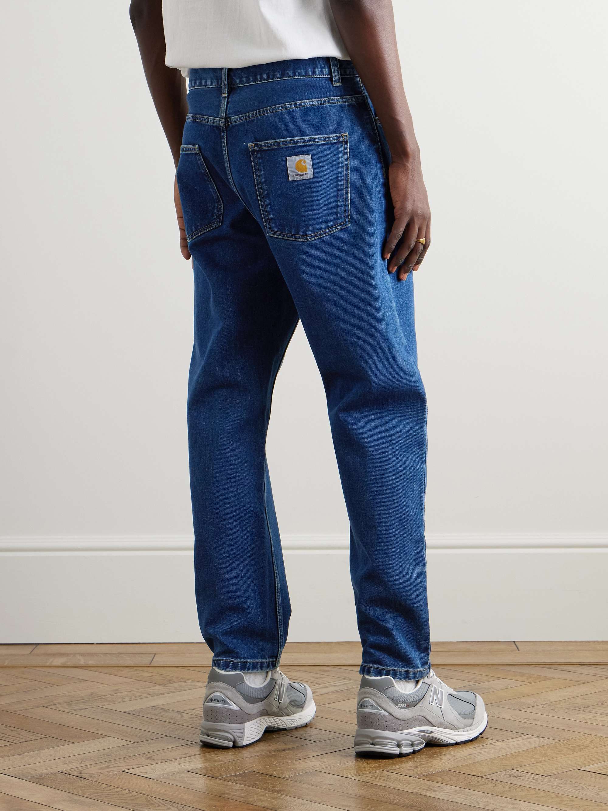 CARHARTT WIP Newel Tapered Logo-Appliquéd Jeans
