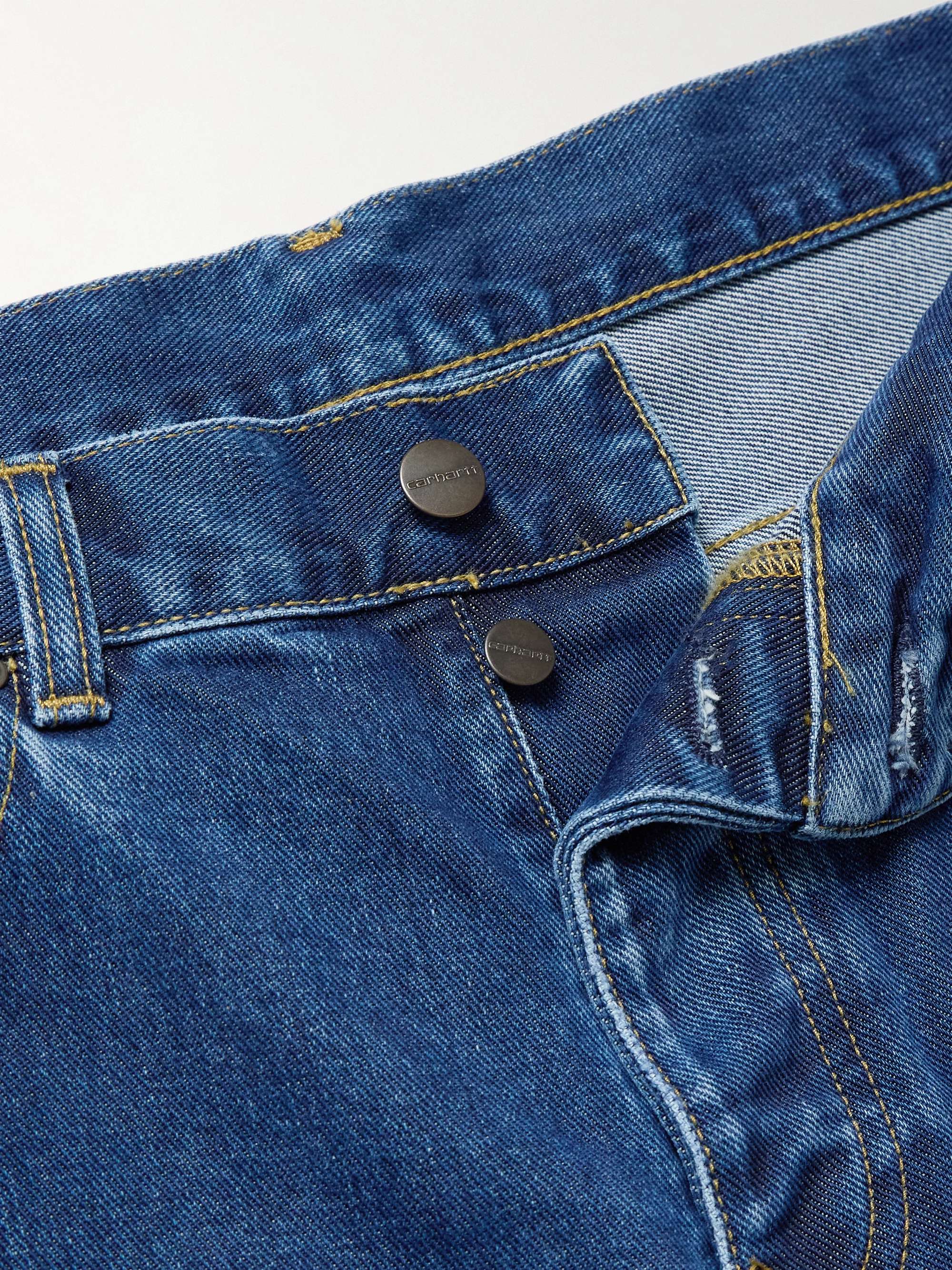 CARHARTT WIP Newel Tapered Logo-Appliquéd Jeans