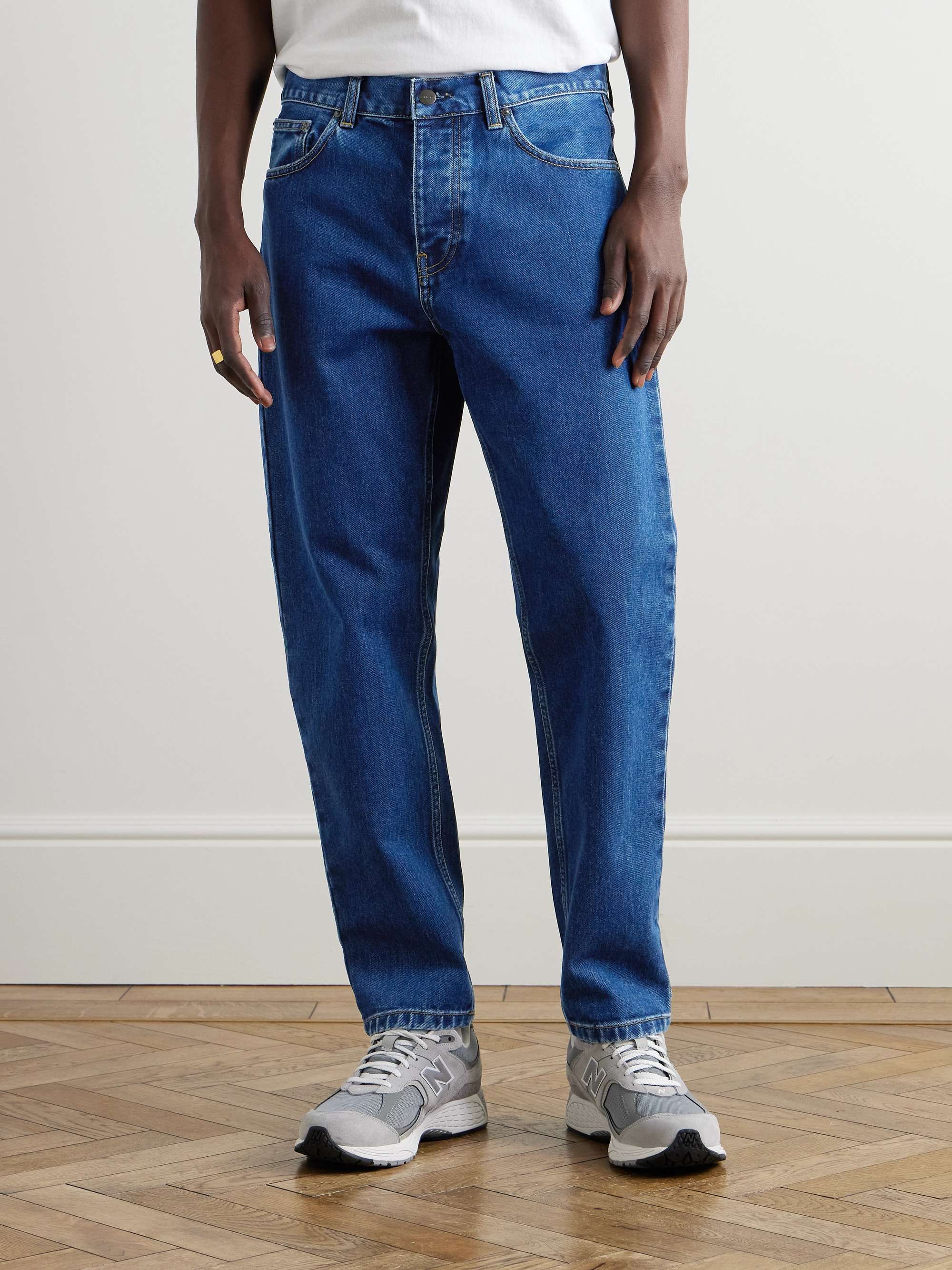 CARHARTT WIP Newel Tapered Logo-Appliquéd Jeans