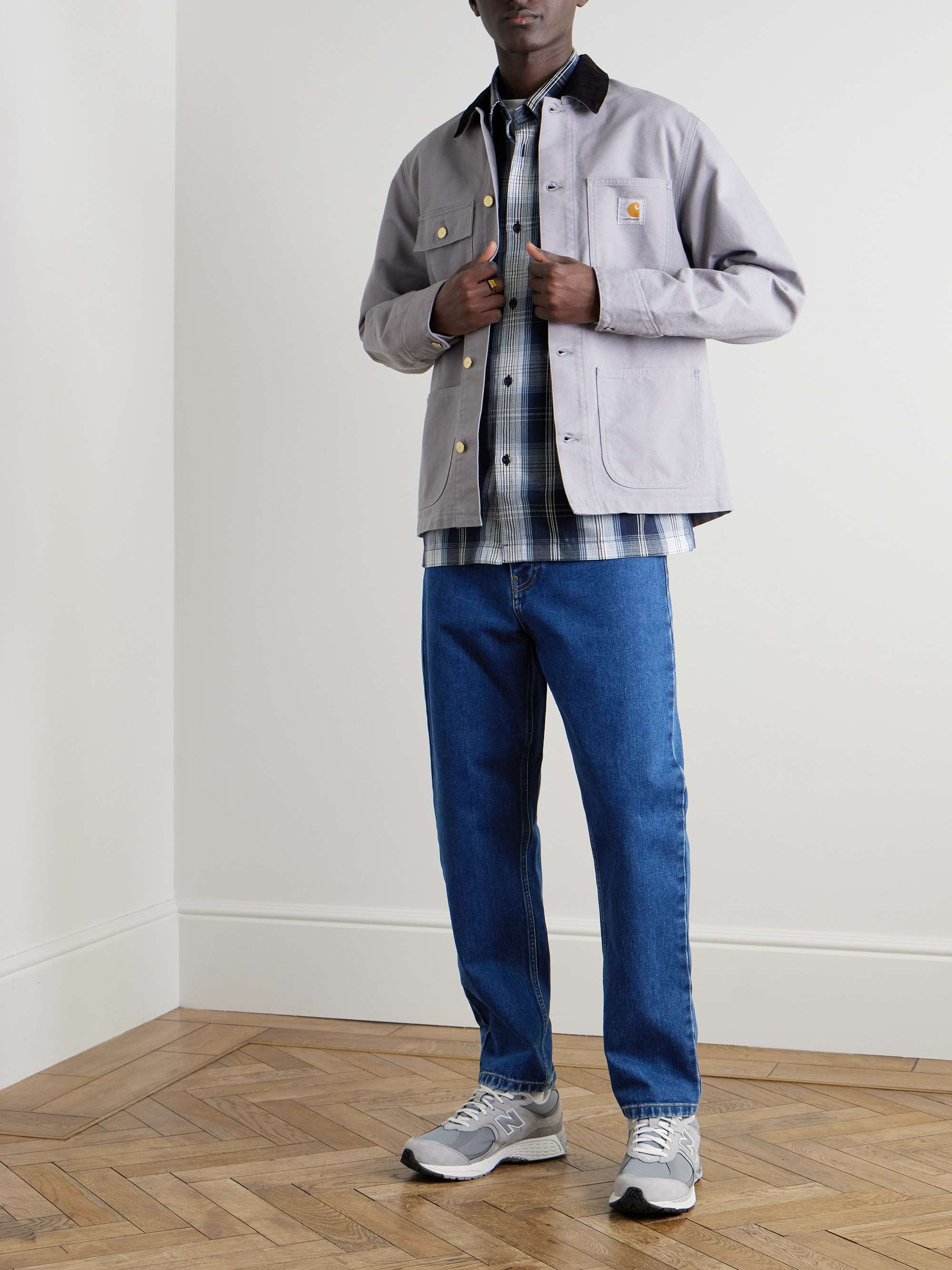 CARHARTT WIP Newel Tapered Logo-Appliquéd Jeans