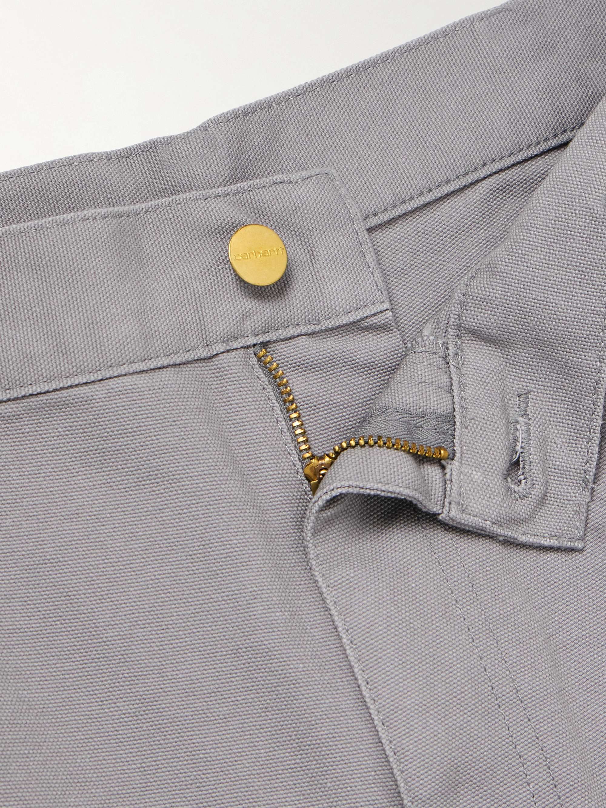 CARHARTT WIP بنطال Single Knee بأرجل مستقيمة من قطن الكنفا العضوي