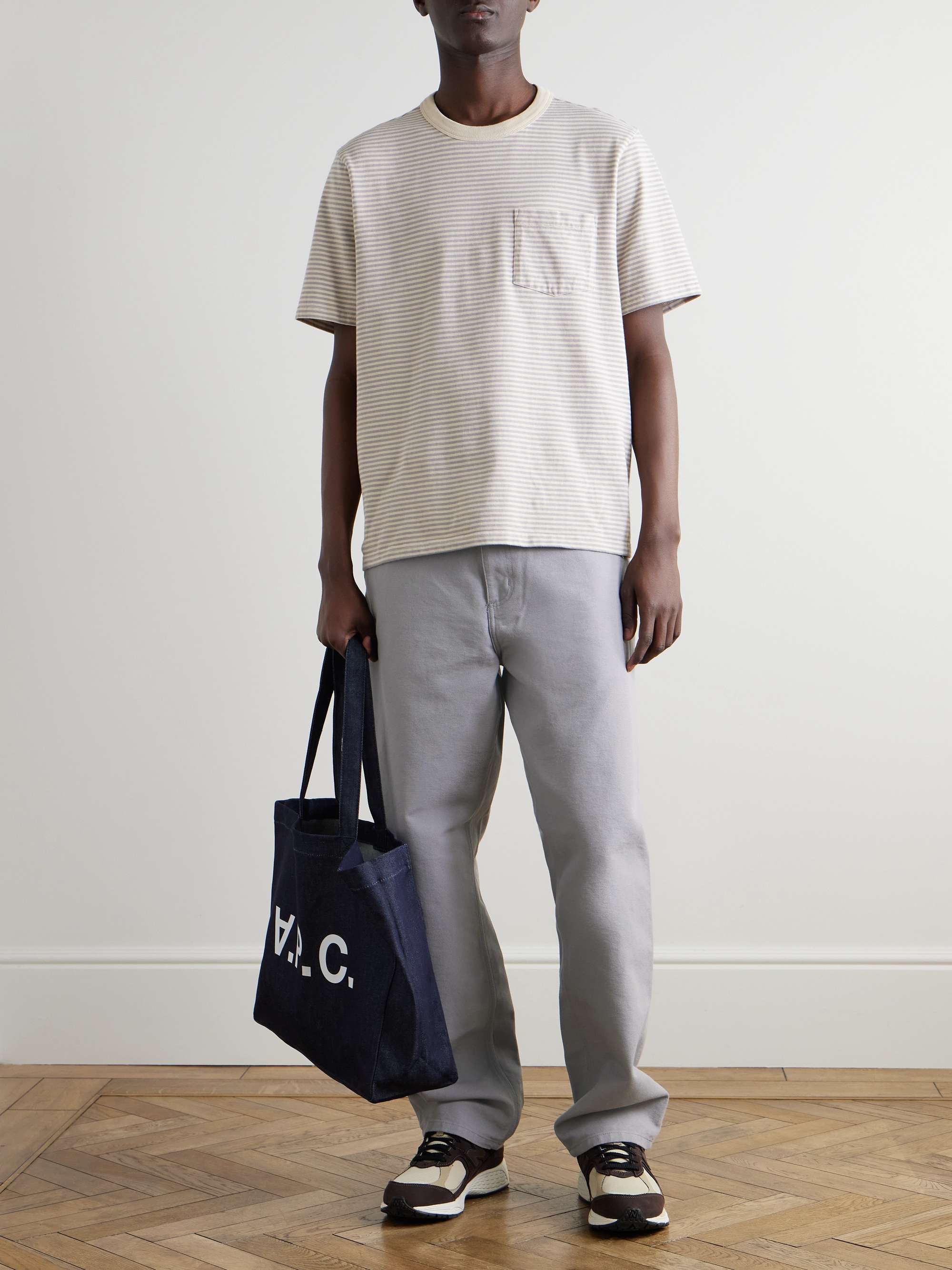 CARHARTT WIP بنطال Single Knee بأرجل مستقيمة من قطن الكنفا العضوي