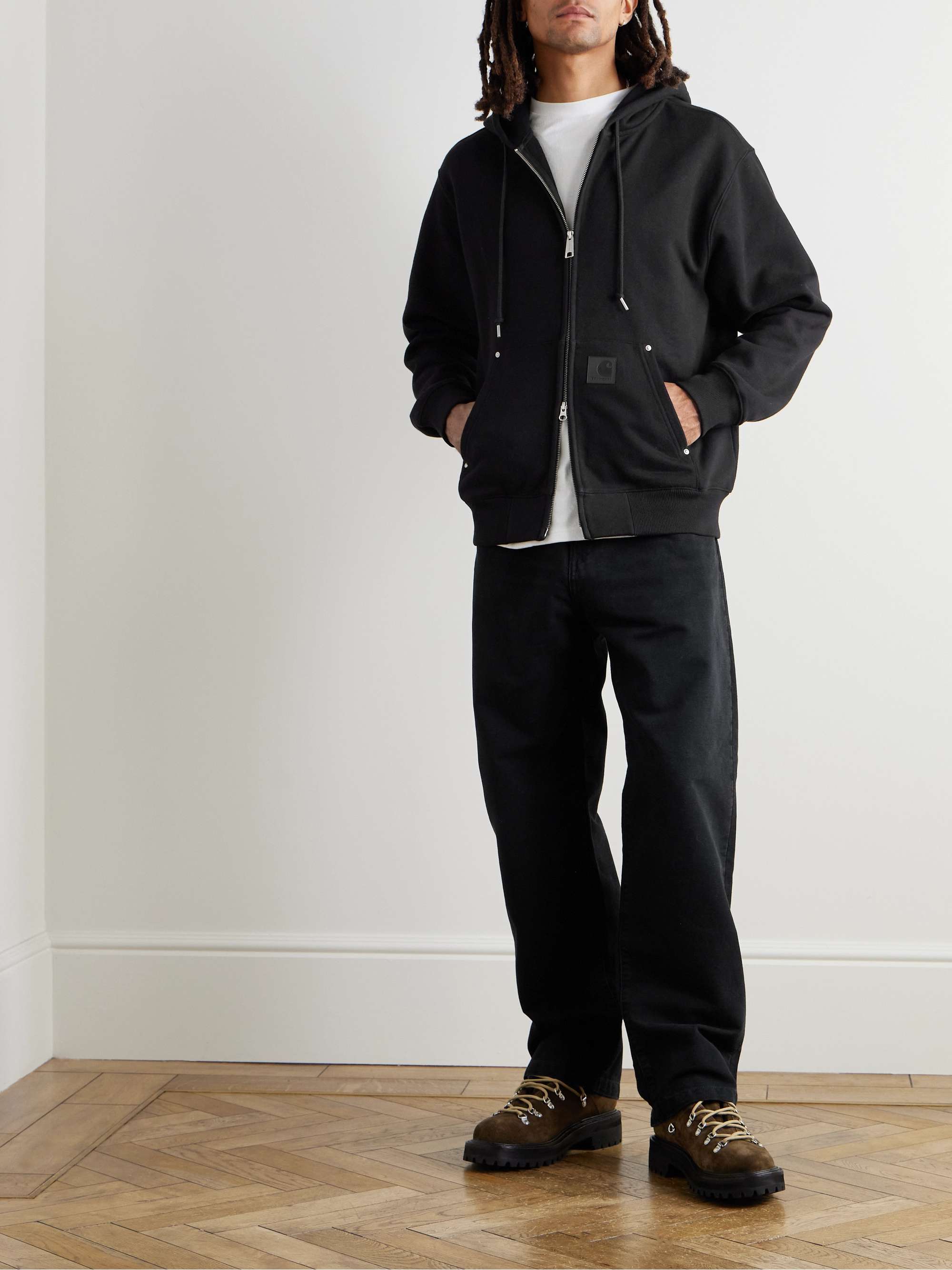 Blue Jimmy Logo-Appliquéd Utility Denim Jacket | NUDIE JEANS Blue Jimmy Logo-Appliquéd Utility Denim Jacket | NUDIE JEANS