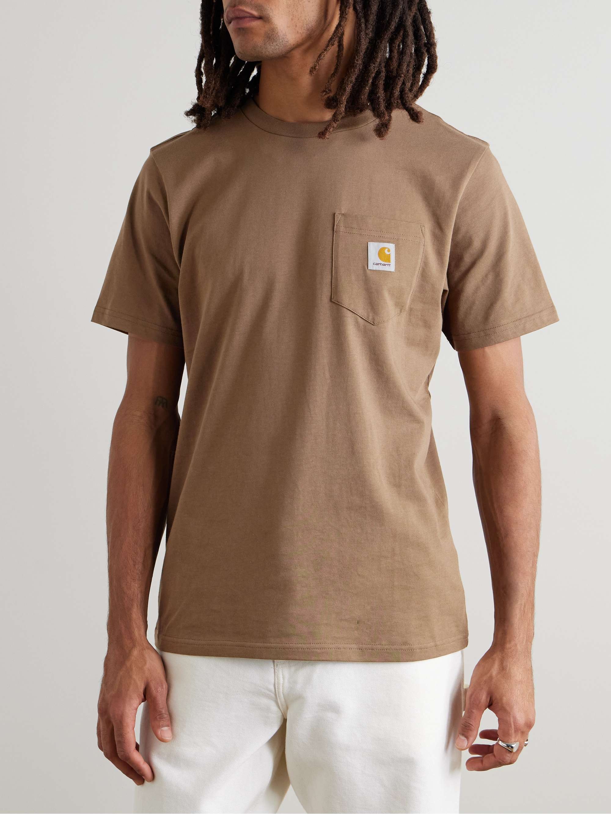 CARHARTT WIP Logo-Appliquéd Cotton-Jersey T-Shirt