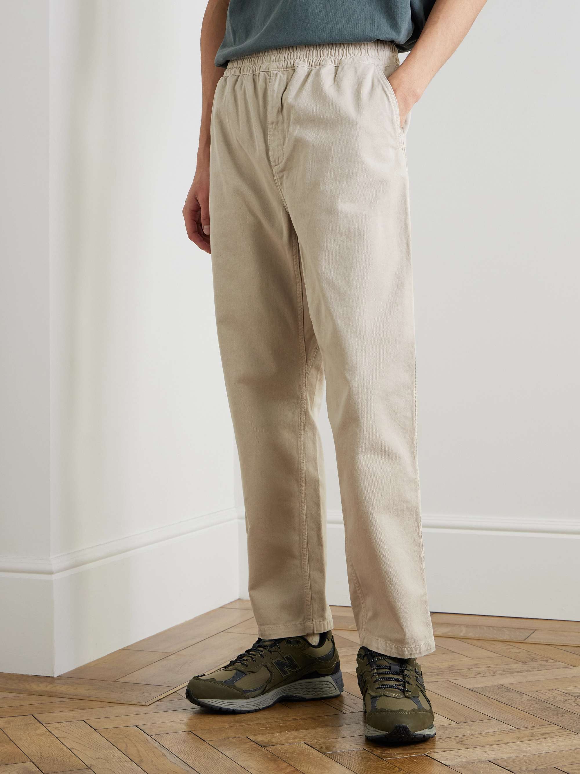 CARHARTT WIP Flint Straight-Leg Organic Cotton-Twill Trousers