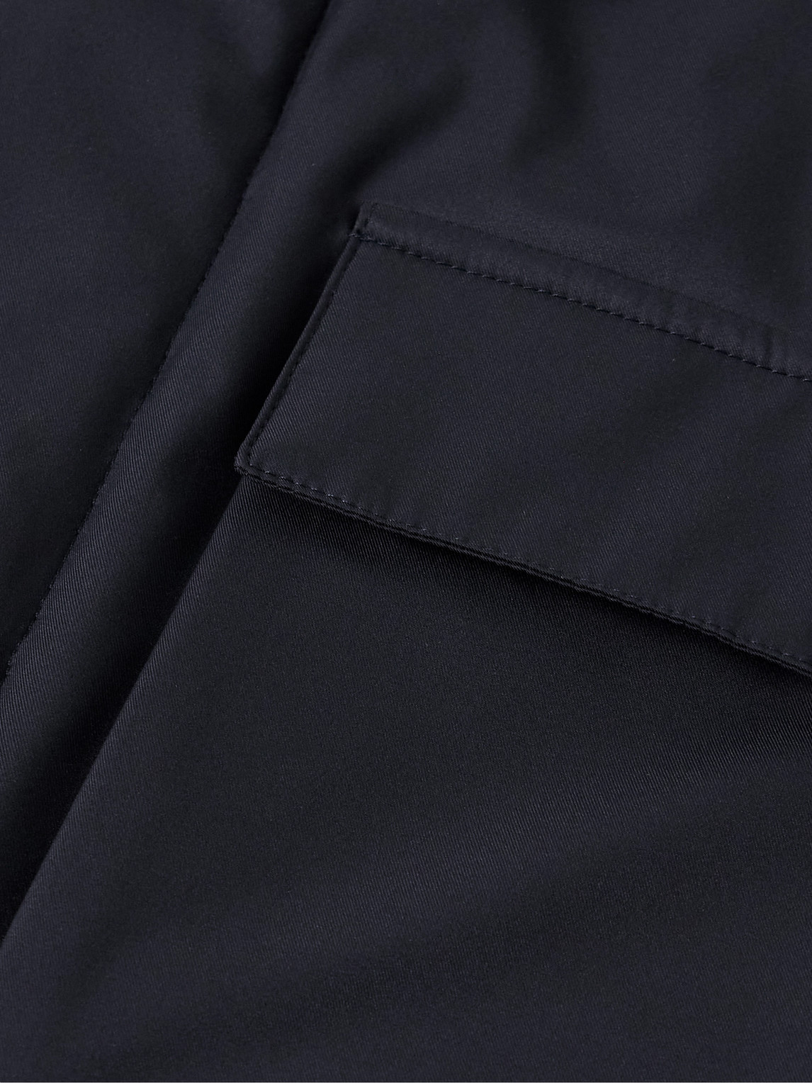 KITON TECH-TWILL OVERSHIRT 