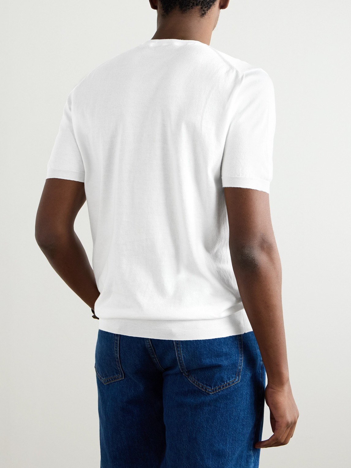 KITON COTTON T-SHIRT 