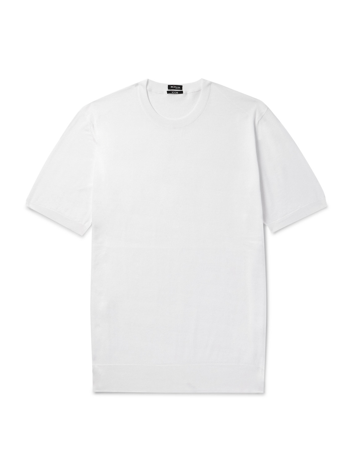 Kiton Cotton T-shirt In White