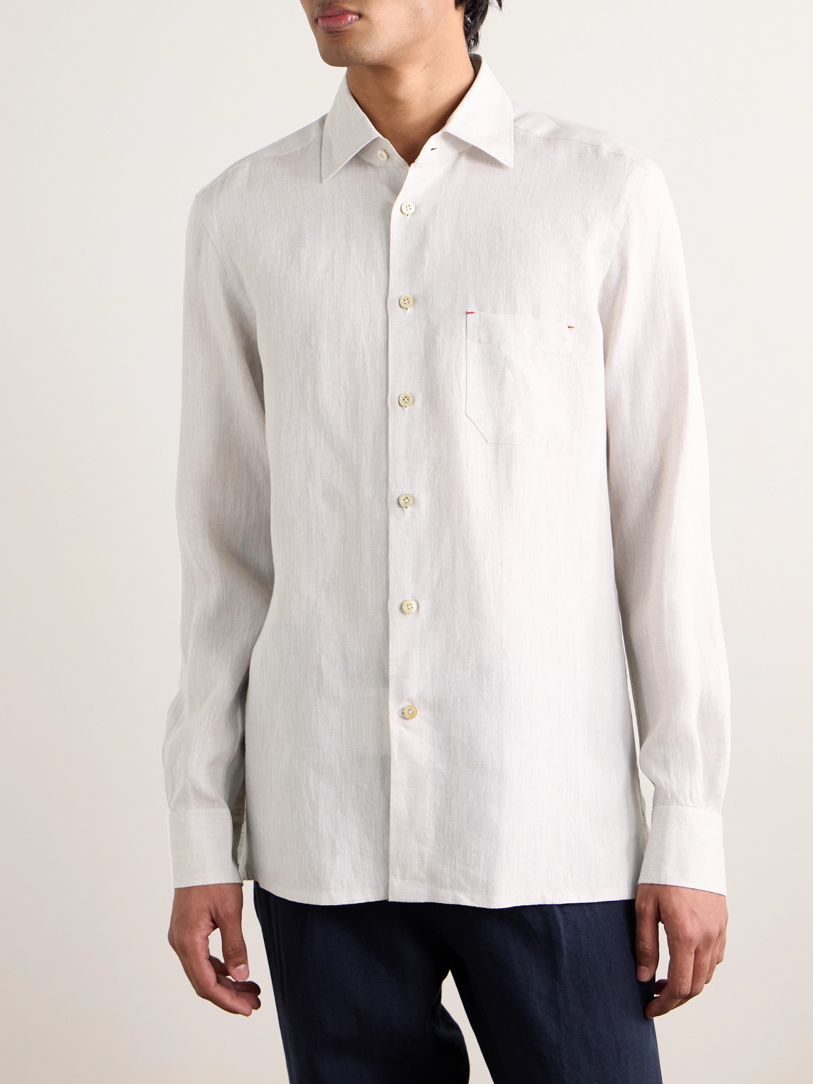 KITON LINEN SHIRT