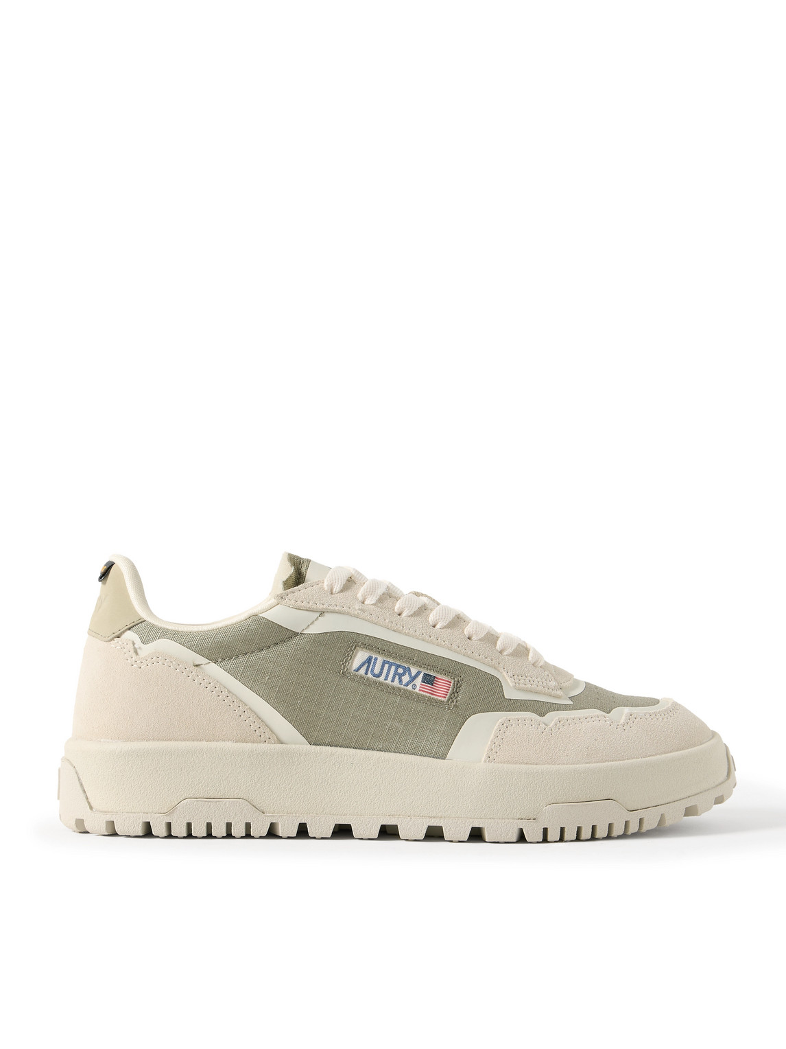 Autry Wildplace Low Sneaker In Neutrals