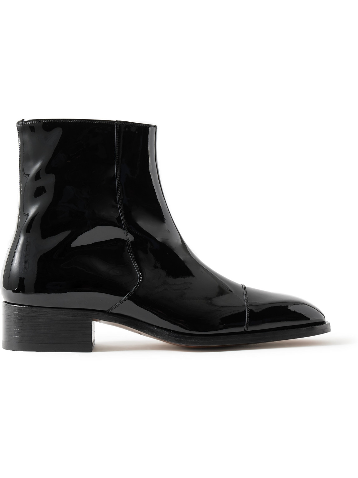Tom Ford Lvr Exclusive Formal Ankle Boots In Black