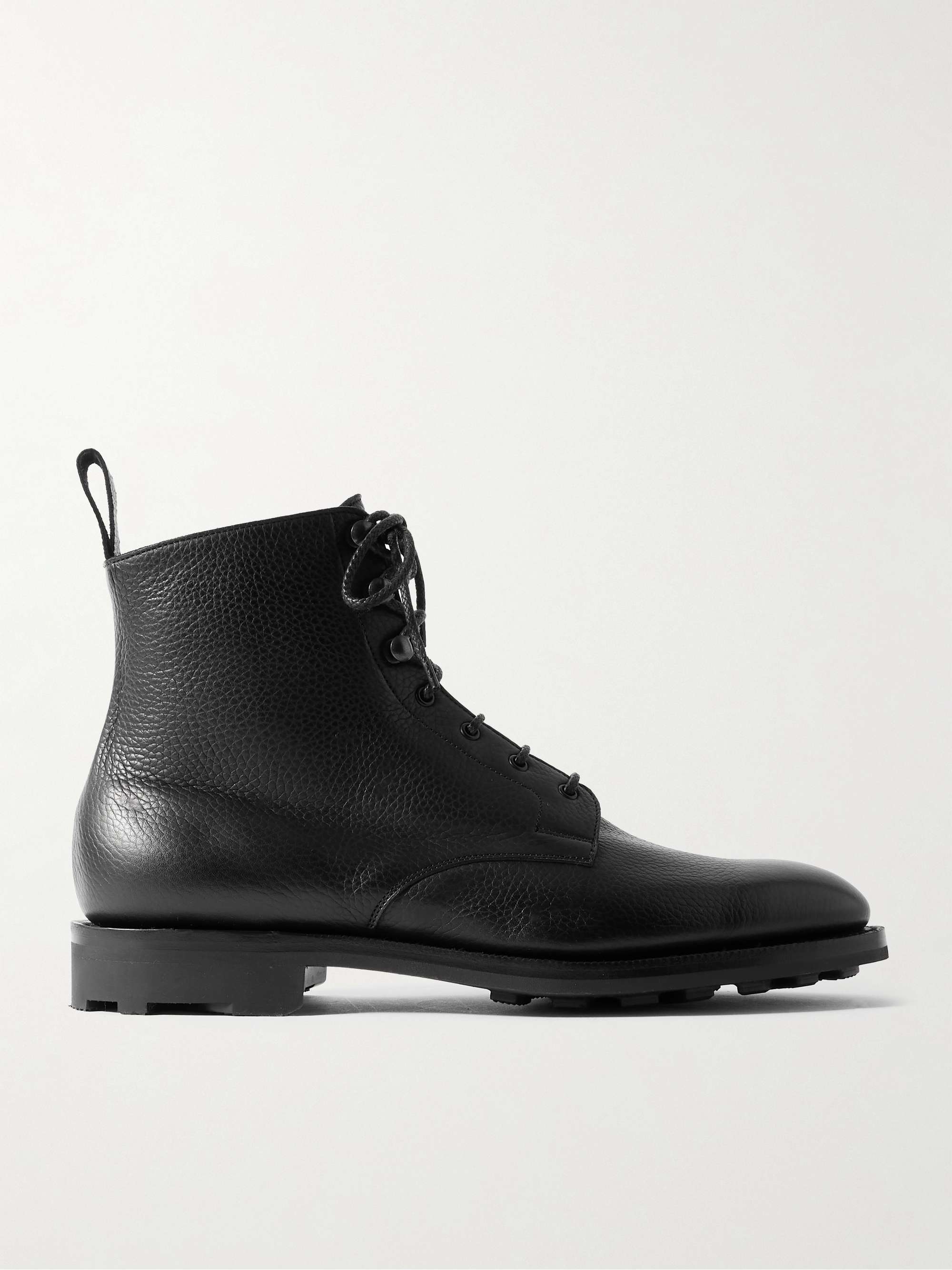EDWARD GREEN Ardmore Full-Grain Leather Derby Boots for Men