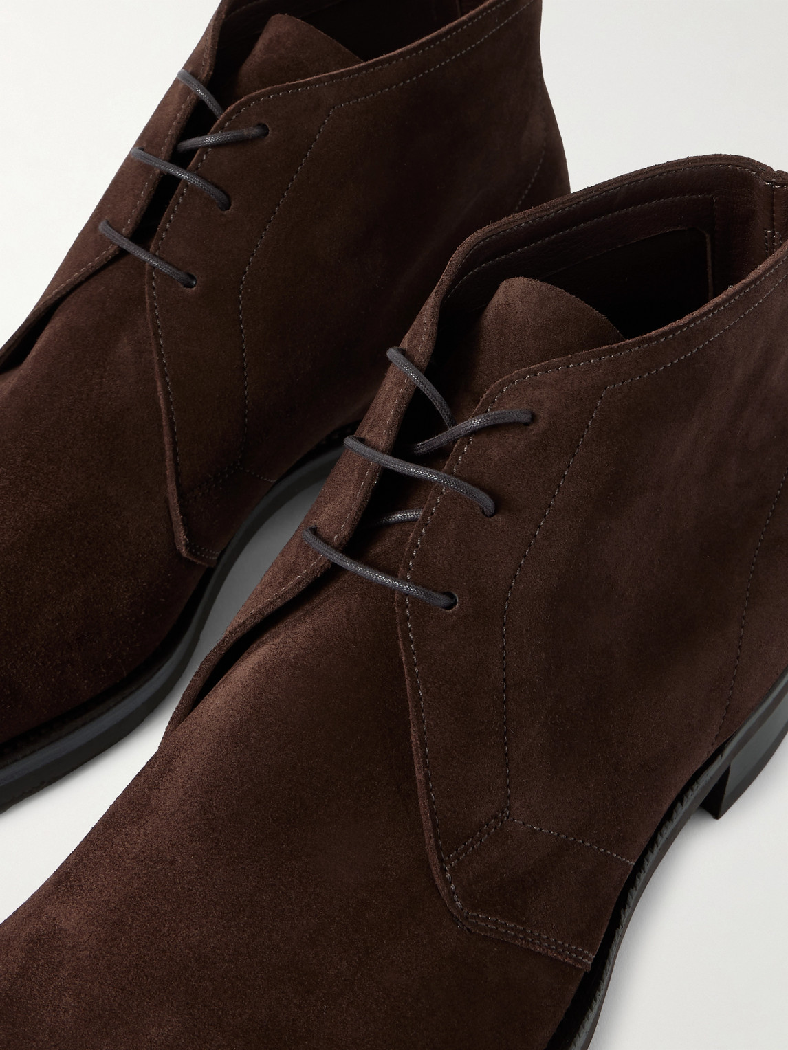 EDWARD GREEN SHANKLIN SUEDE CHUKKA BOOTS