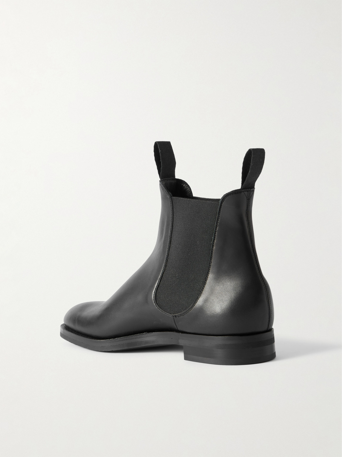 EDWARD GREEN NEWMARKET LEATHER CHELSEA BOOTS