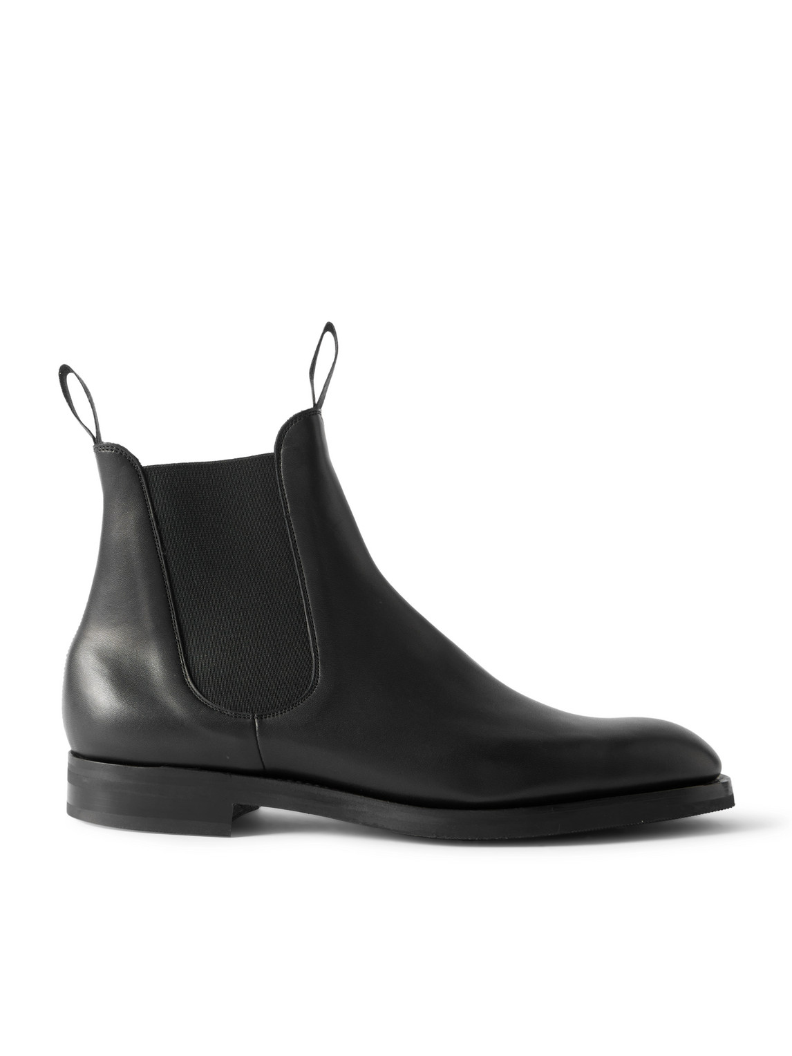 Edward Green Newmarket Leather Chelsea Boots In Black