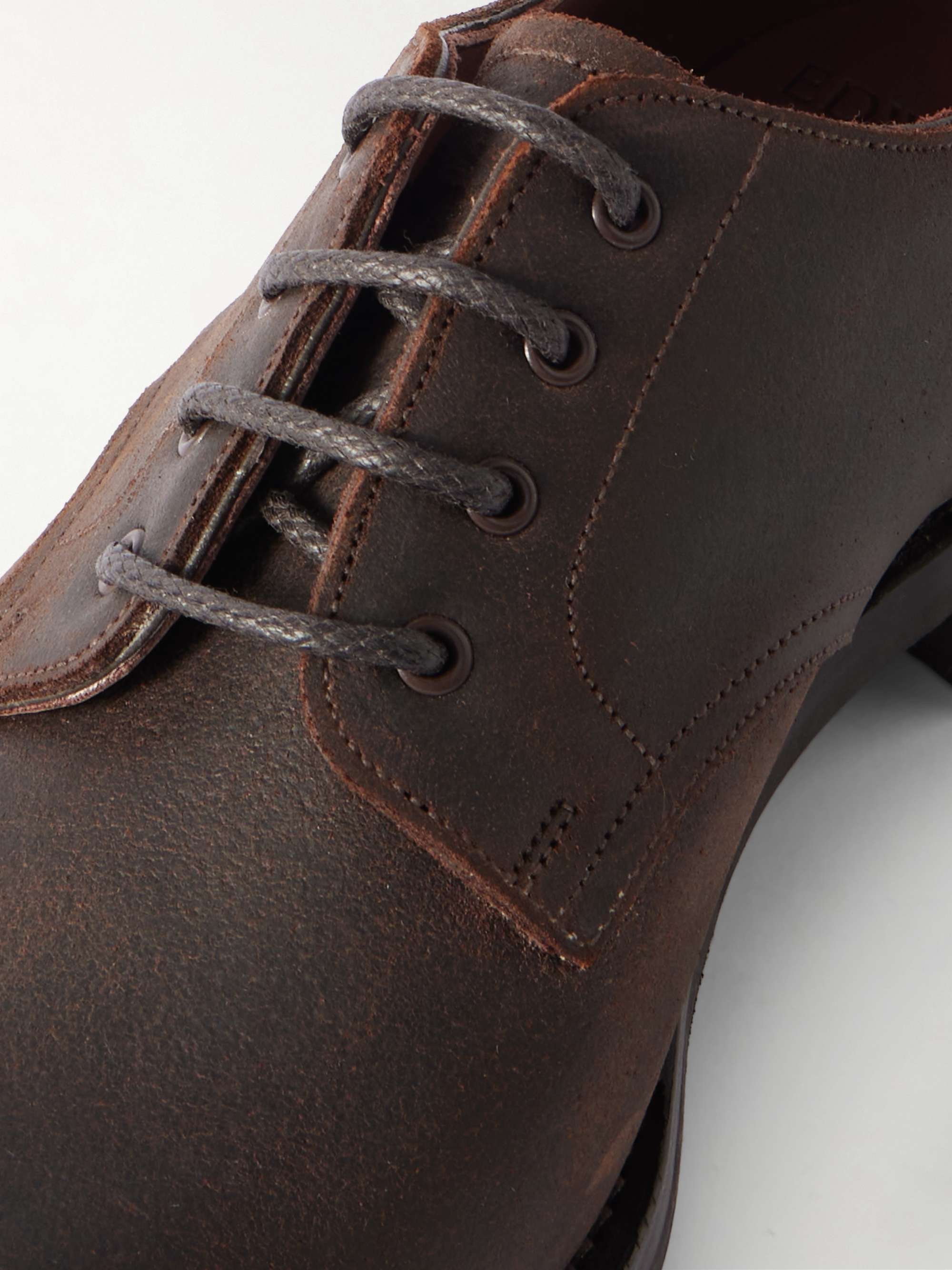 EDWARD GREEN Leith Derby-Schuhe aus Veloursleder