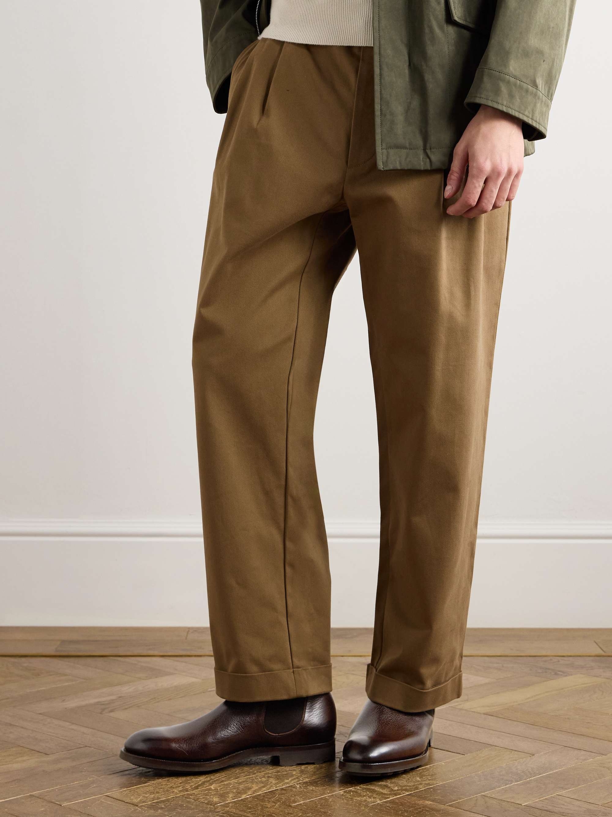 EDWARD GREEN Newmarket Leather Chelsea Boots